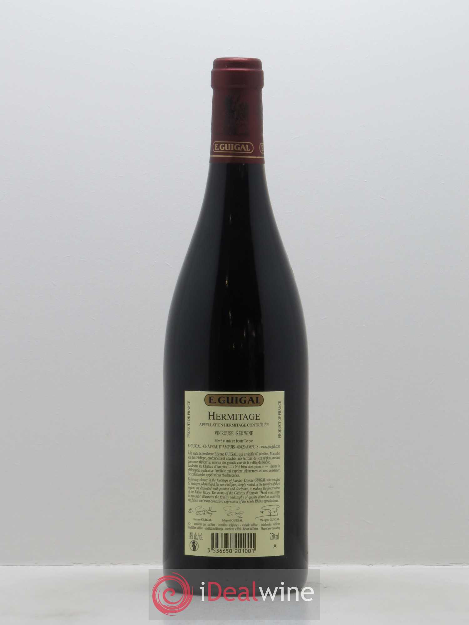 Hermitage Guigal 2015 - Lot de 1 bouteille - 1