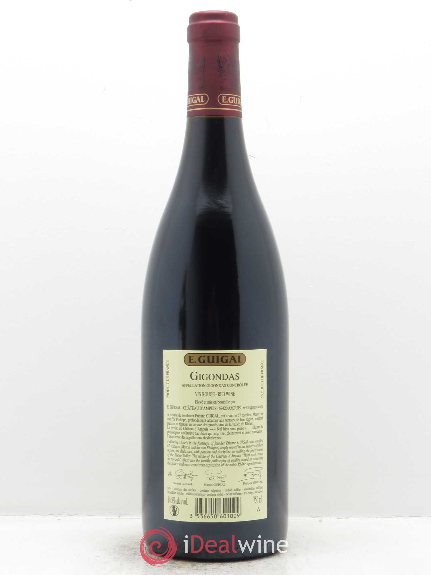 Gigondas Guigal 2015 - Lot de 1 bouteille - 1