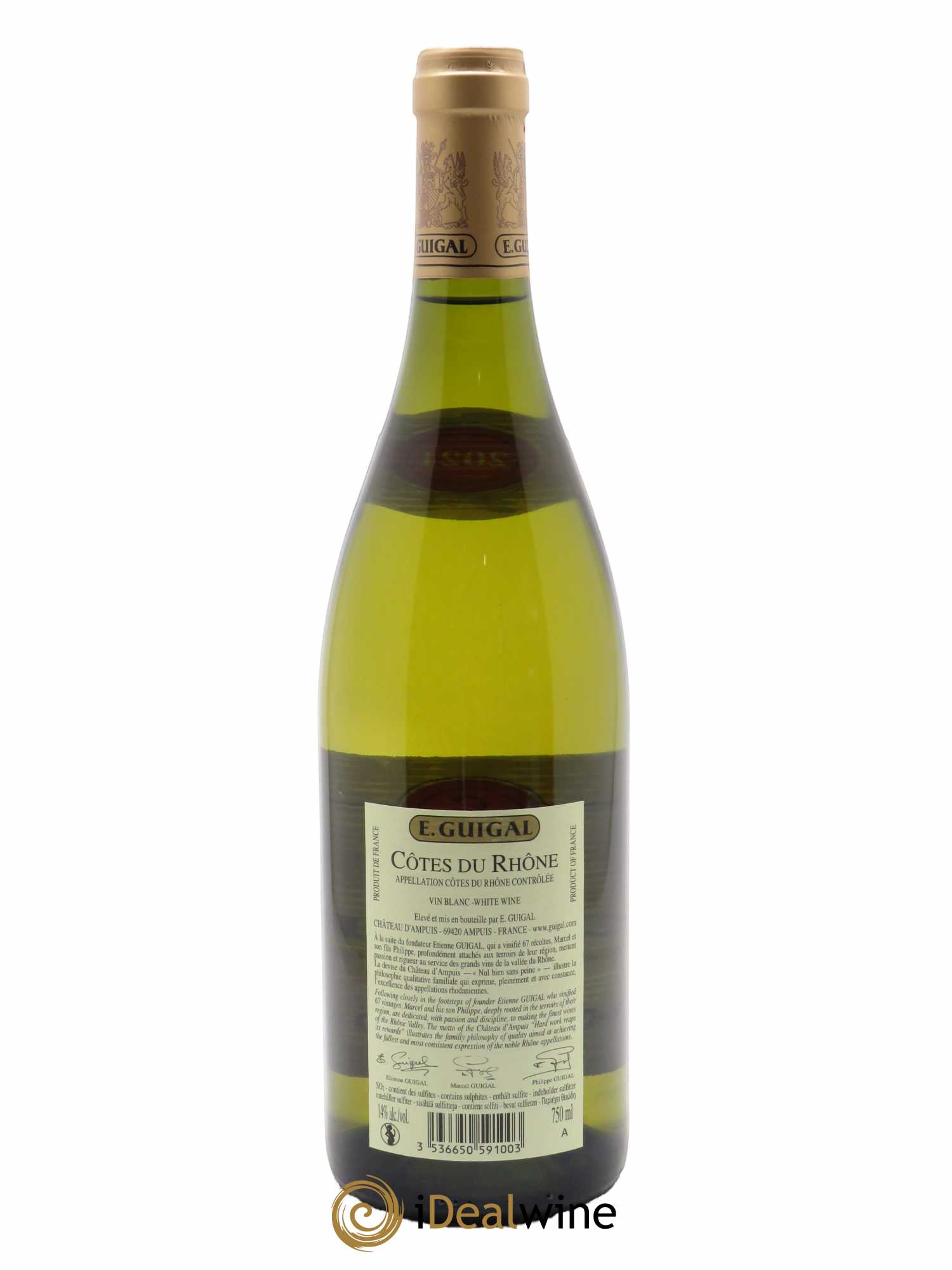 Côtes-du-Rhône Guigal 2021 - Lot de 1 bouteille - 1