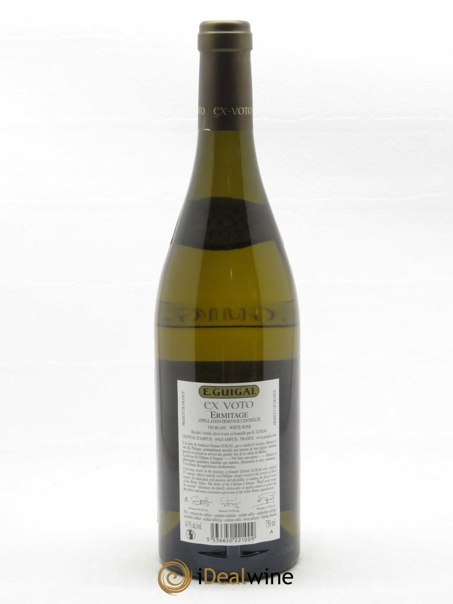 Ermitage Ex Voto Guigal 2019 - Lot of 1 bottle - 1