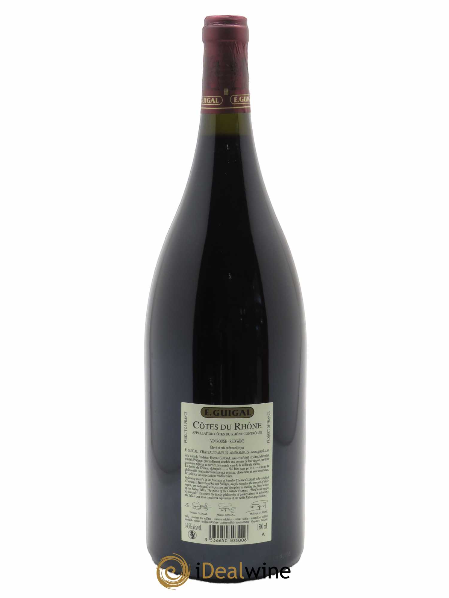 Côtes-du-Rhône Guigal 2019 - Lot of 1 magnum - 1