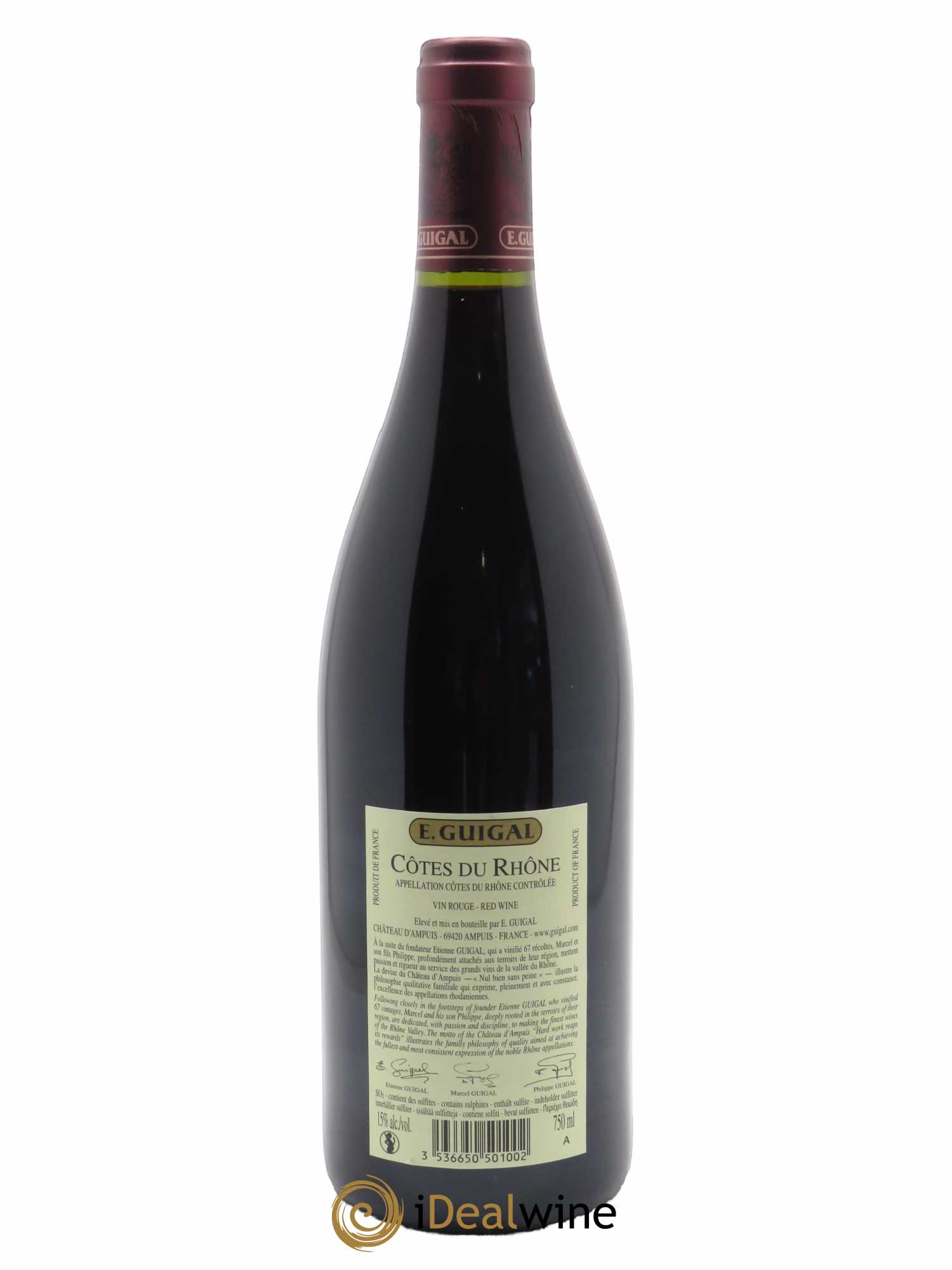 Côtes-du-Rhône Guigal 2019 - Lot of 1 bottle - 1