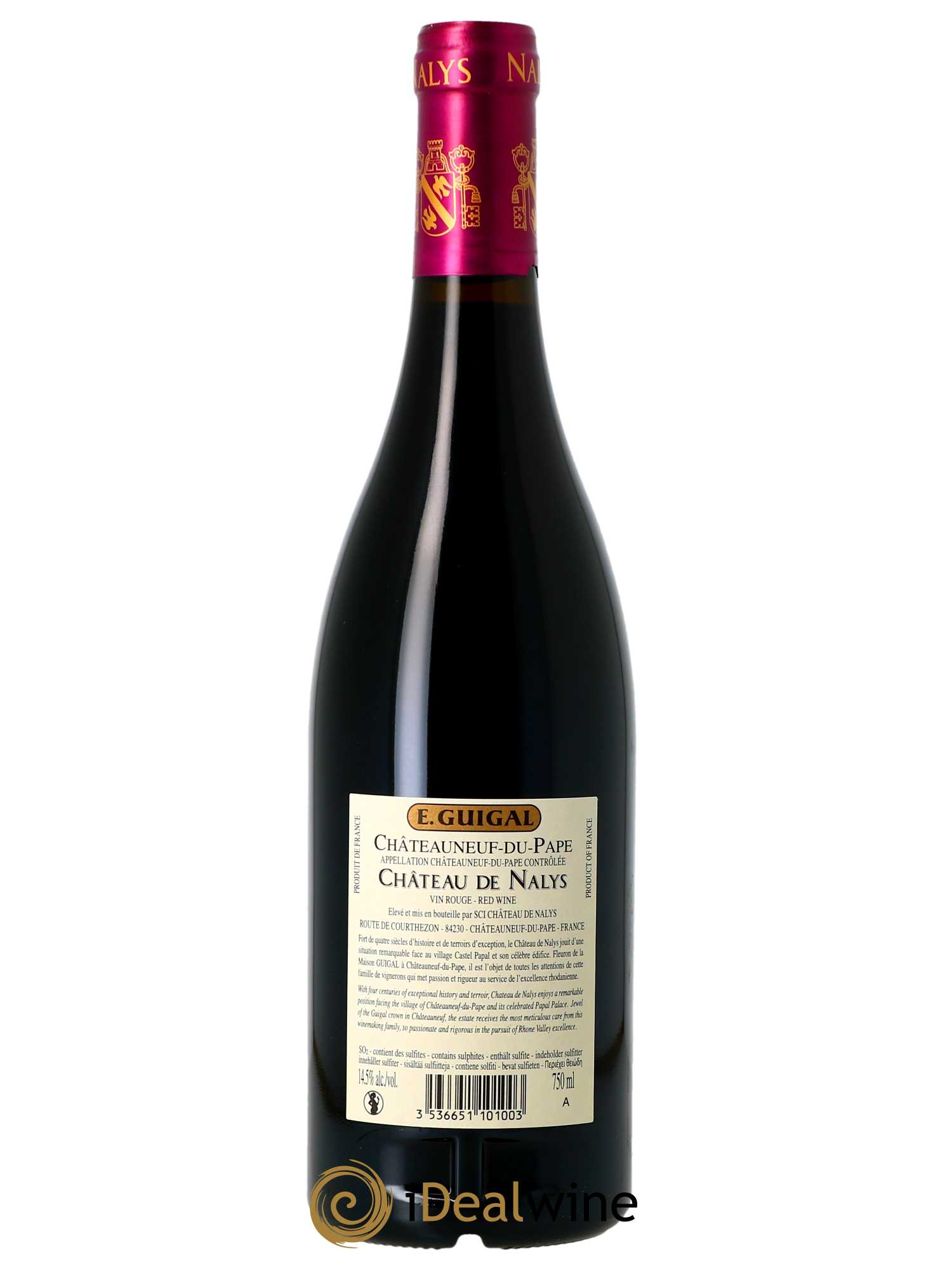 Châteauneuf-du-Pape Château de Nalys 2016 - Lot of 1 bottle - 1