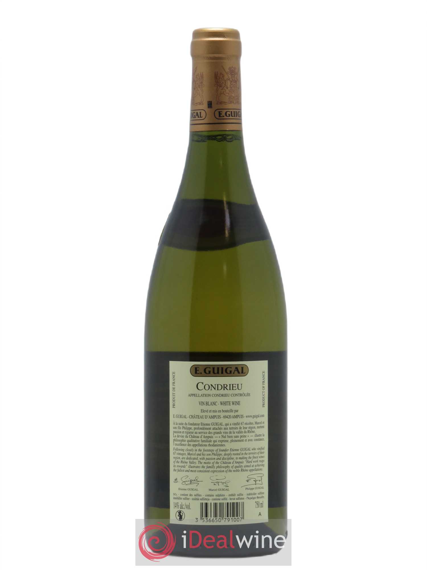 Condrieu Guigal 2015 - Lot de 1 bouteille - 1
