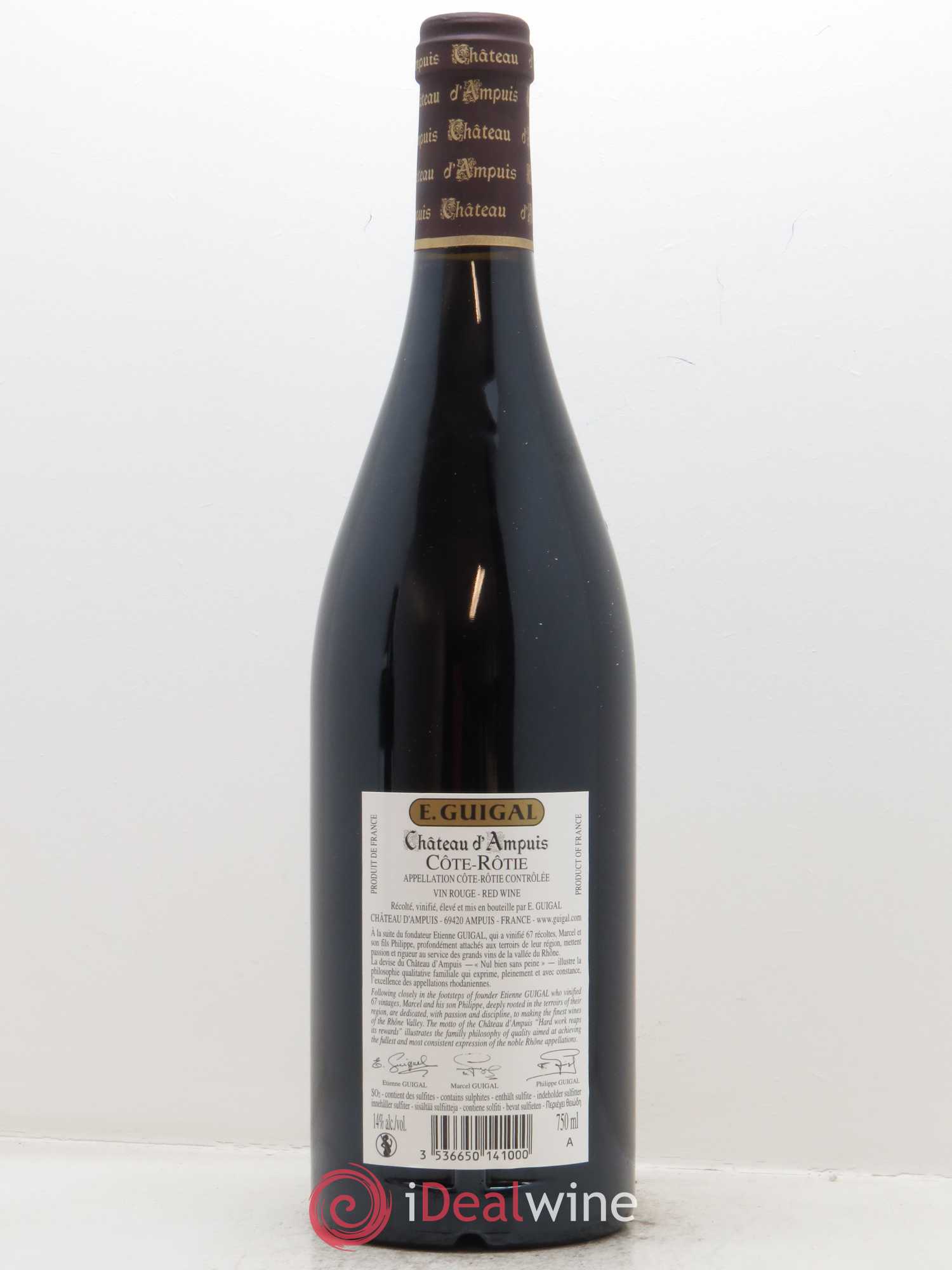 Côte-Rôtie Château d'Ampuis Guigal 2015 - Lot of 1 bottle - 1