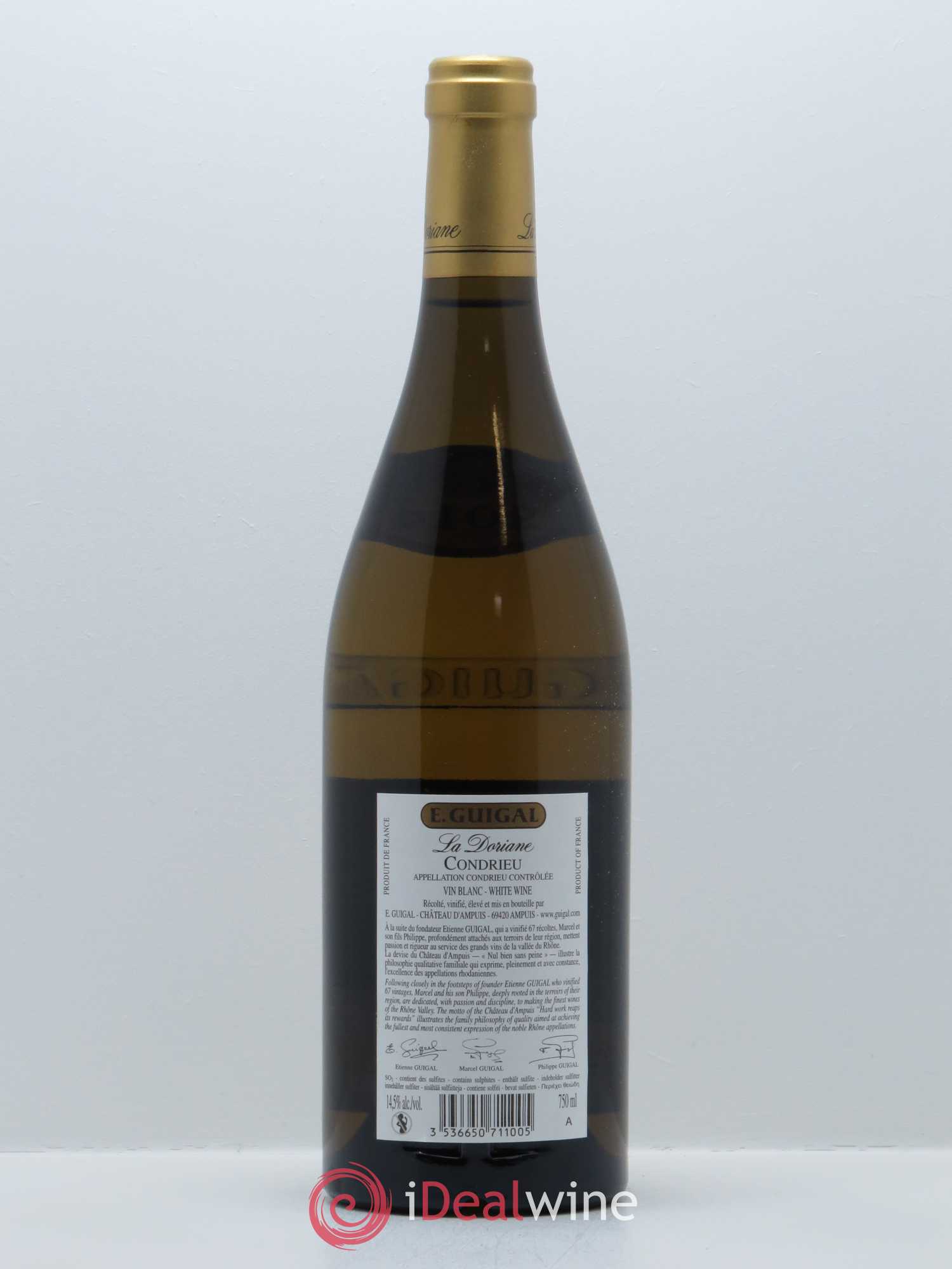 Condrieu La Doriane Guigal 2014 - Lot de 1 bouteille - 1