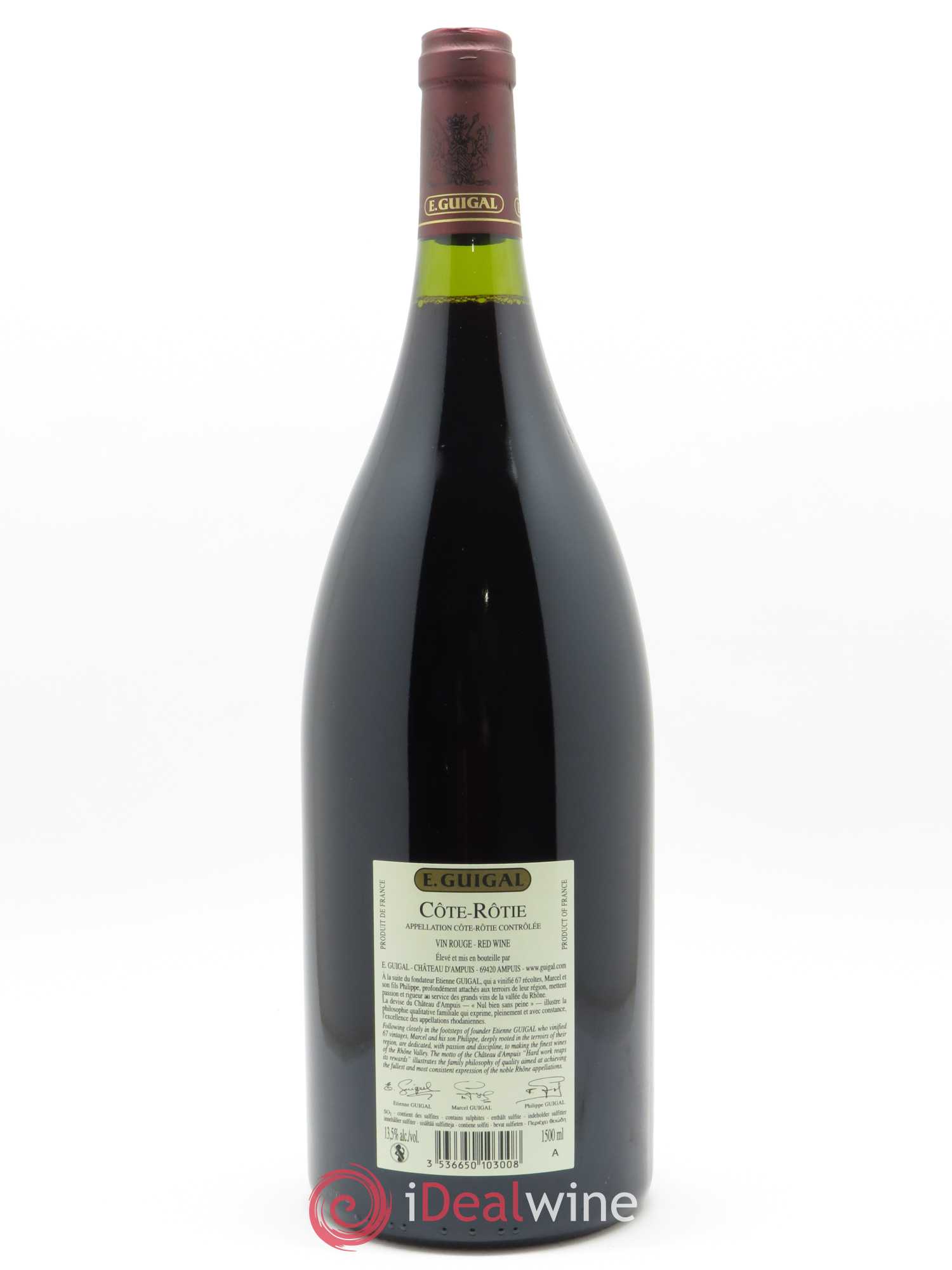 Côte-Rôtie Côtes Brune et Blonde Guigal 2017 - Lot de 1 magnum - 1