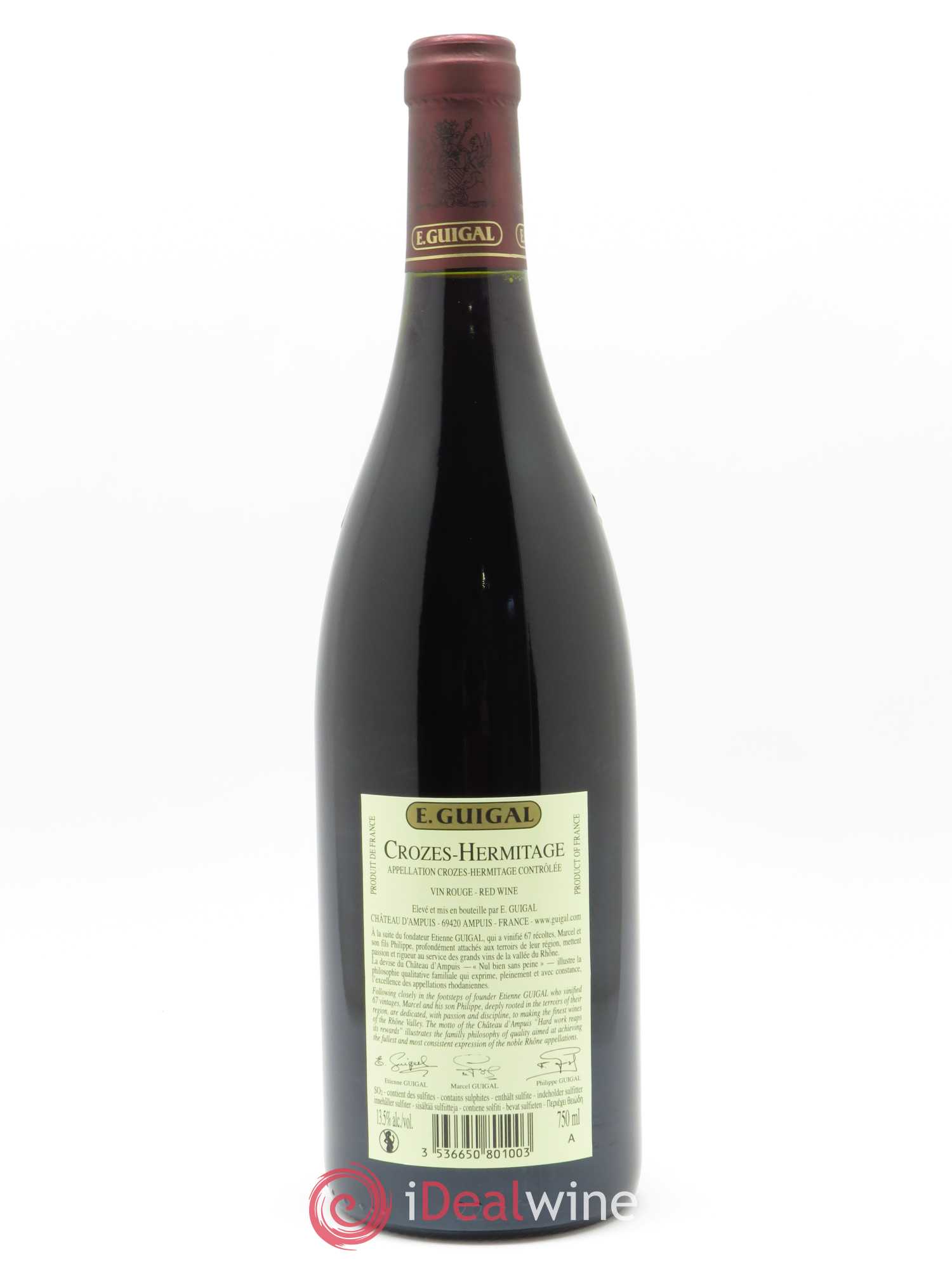 Crozes-Hermitage Guigal 2017 - Posten von 1 Flasche - 1