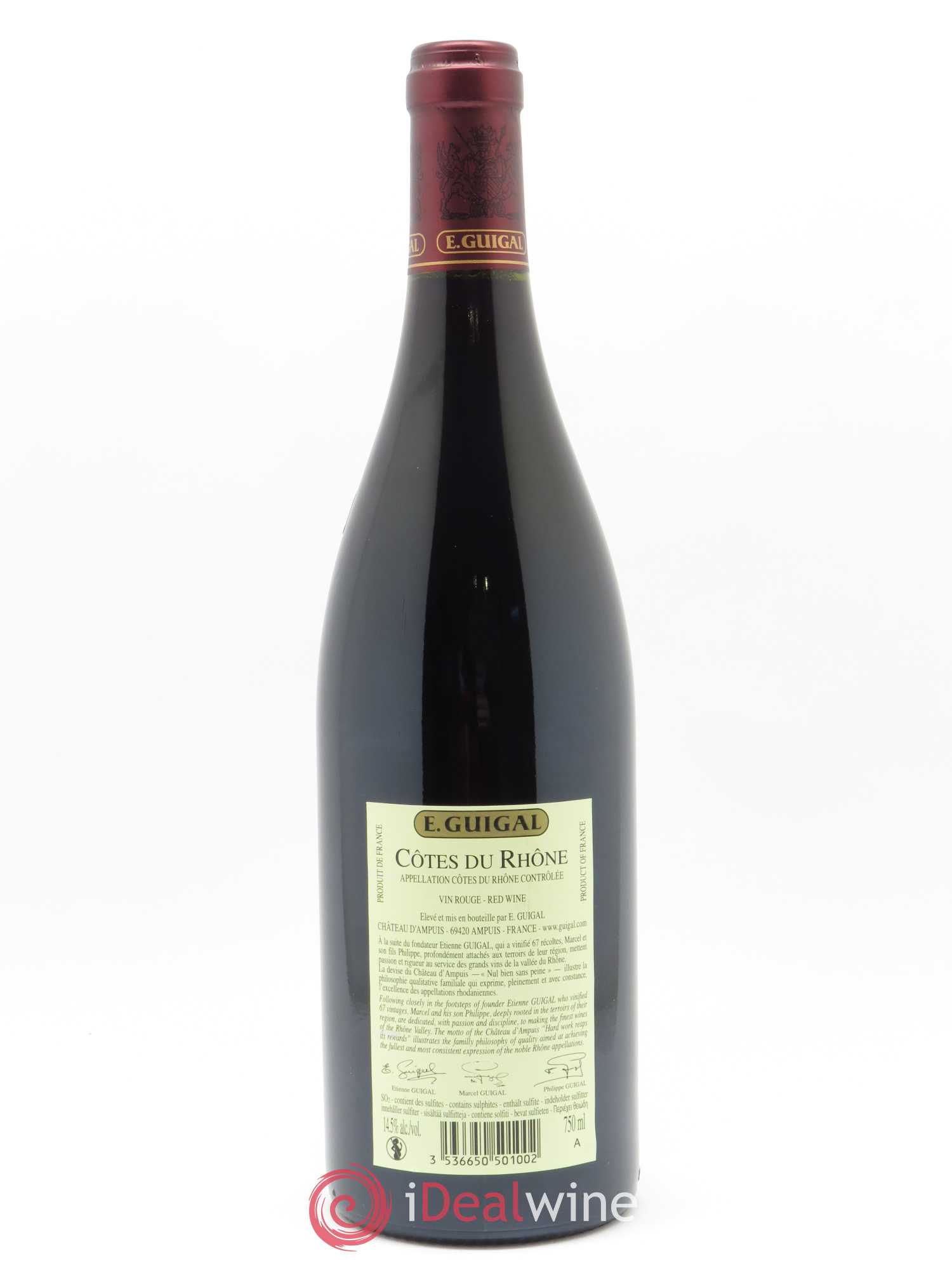 Côtes-du-Rhône Guigal 2016 - Lot de 1 bouteille - 1