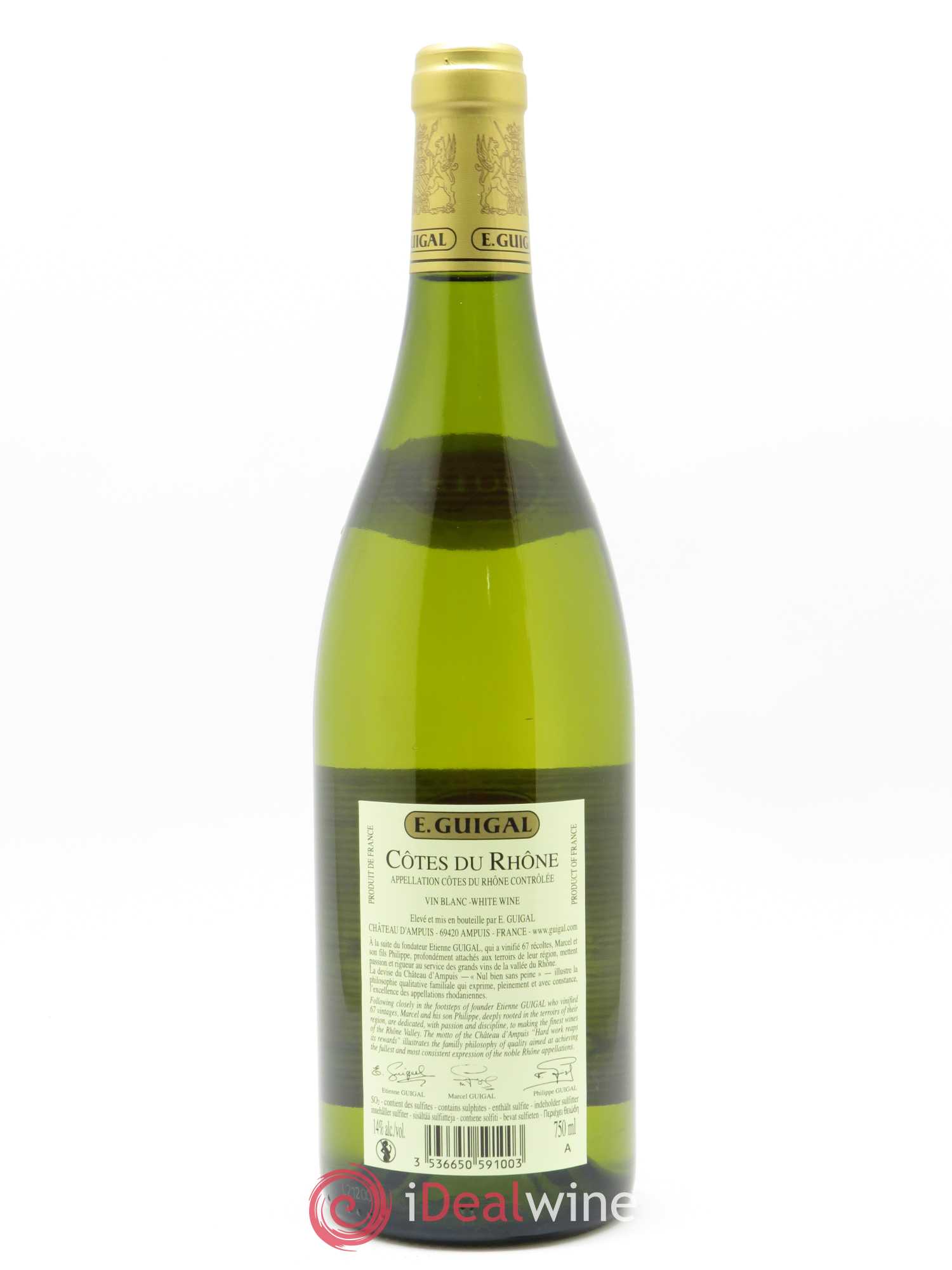 Côtes-du-Rhône Guigal 2018 - Lot de 1 bouteille - 1