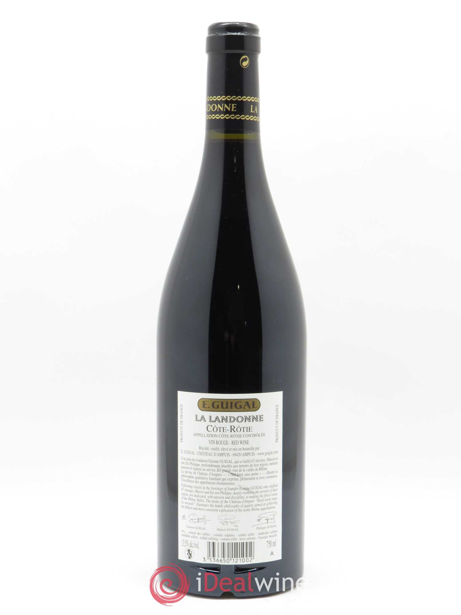 Côte-Rôtie La Landonne Guigal (CBO à partir de 3 bts) 2016 - Lot de 1 bouteille - 1