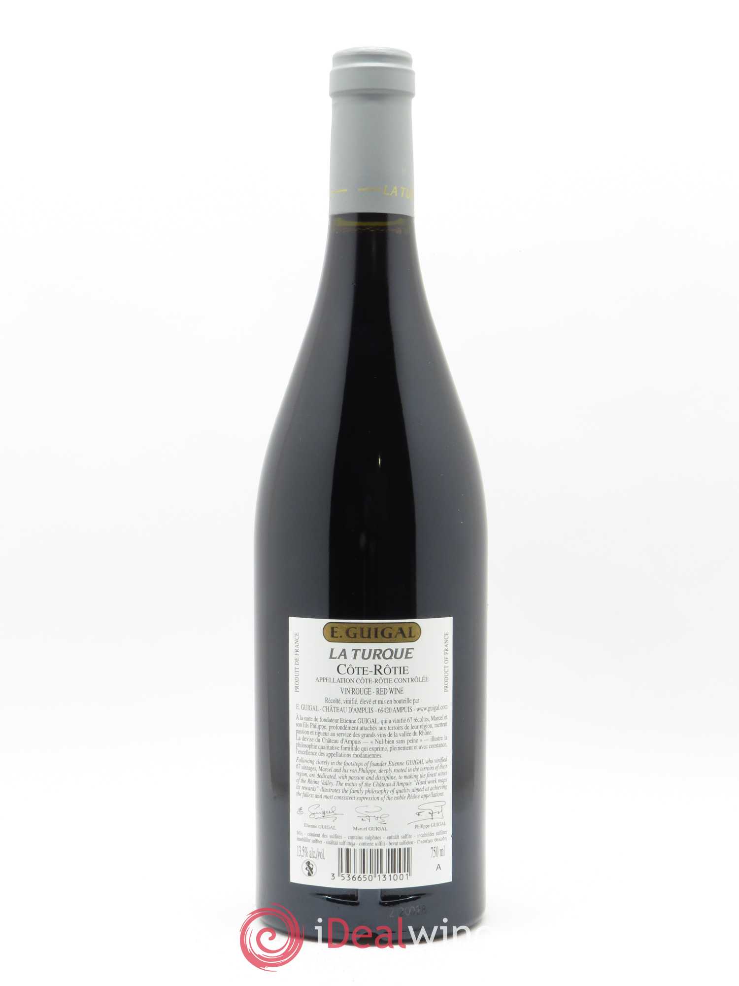 Côte-Rôtie La Turque Guigal (CBO à partir de 3 bts) 2016 - Lot de 1 bouteille - 1