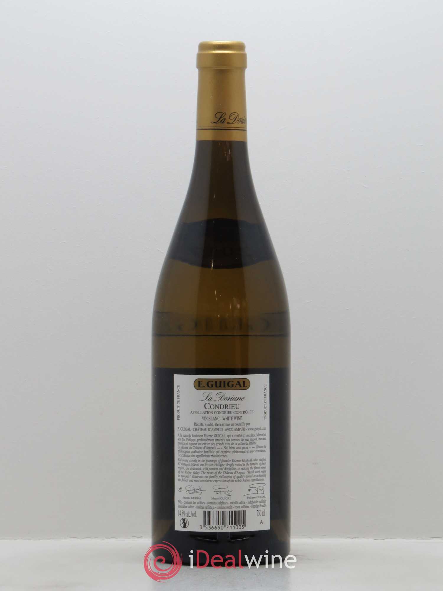 Condrieu La Doriane Guigal 2017 - Lot de 1 bouteille - 1