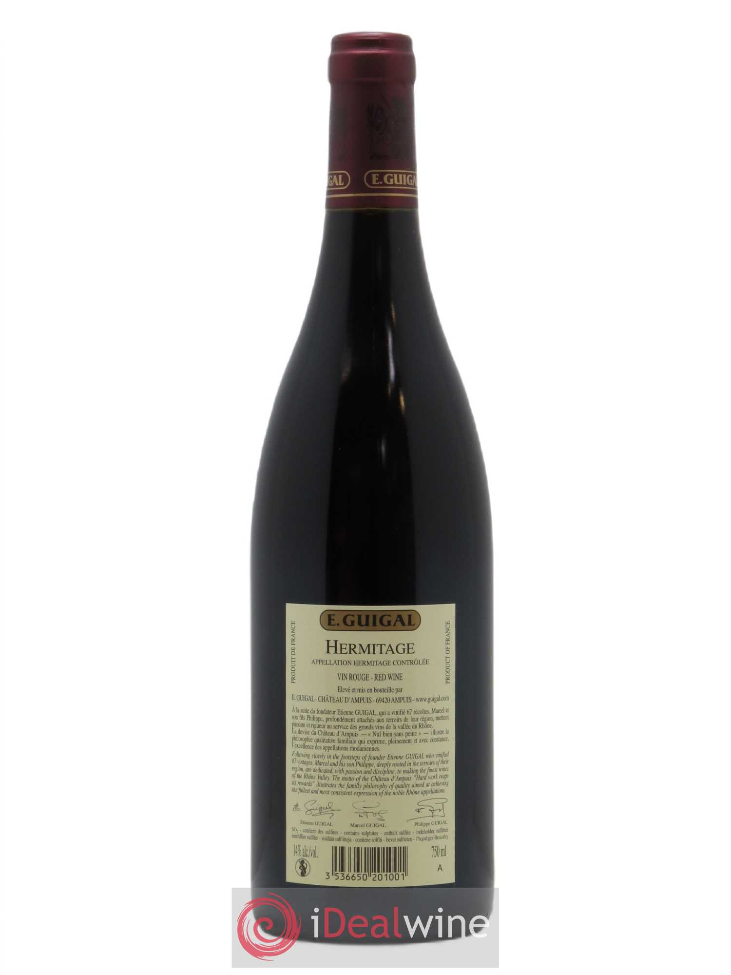 Hermitage Guigal 2014 - Lot de 1 bouteille - 1