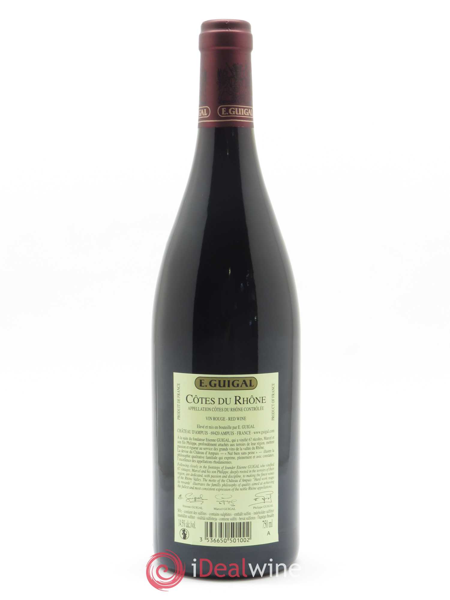 Côtes-du-Rhône Guigal 2017 - Lot de 1 bouteille - 1