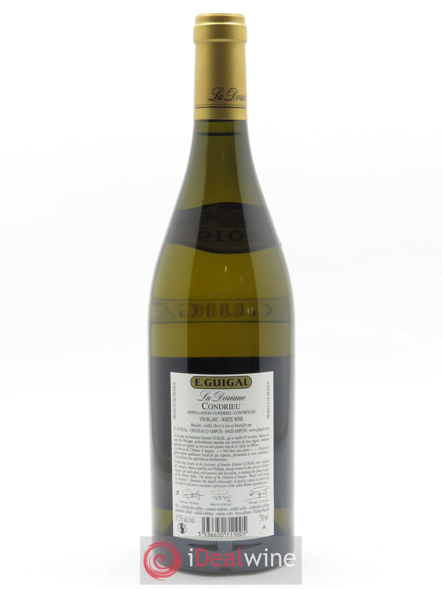 Condrieu La Doriane Guigal 2019 - Lot de 1 bouteille - 1