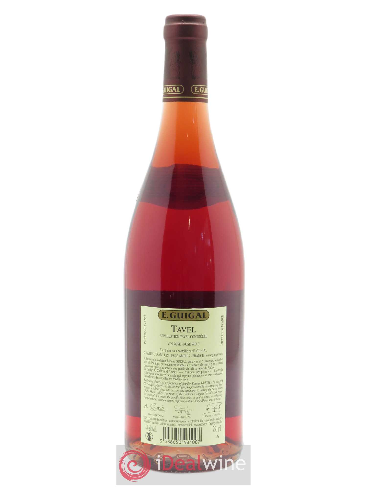 Tavel Guigal 2019 - Lot de 1 bouteille - 1