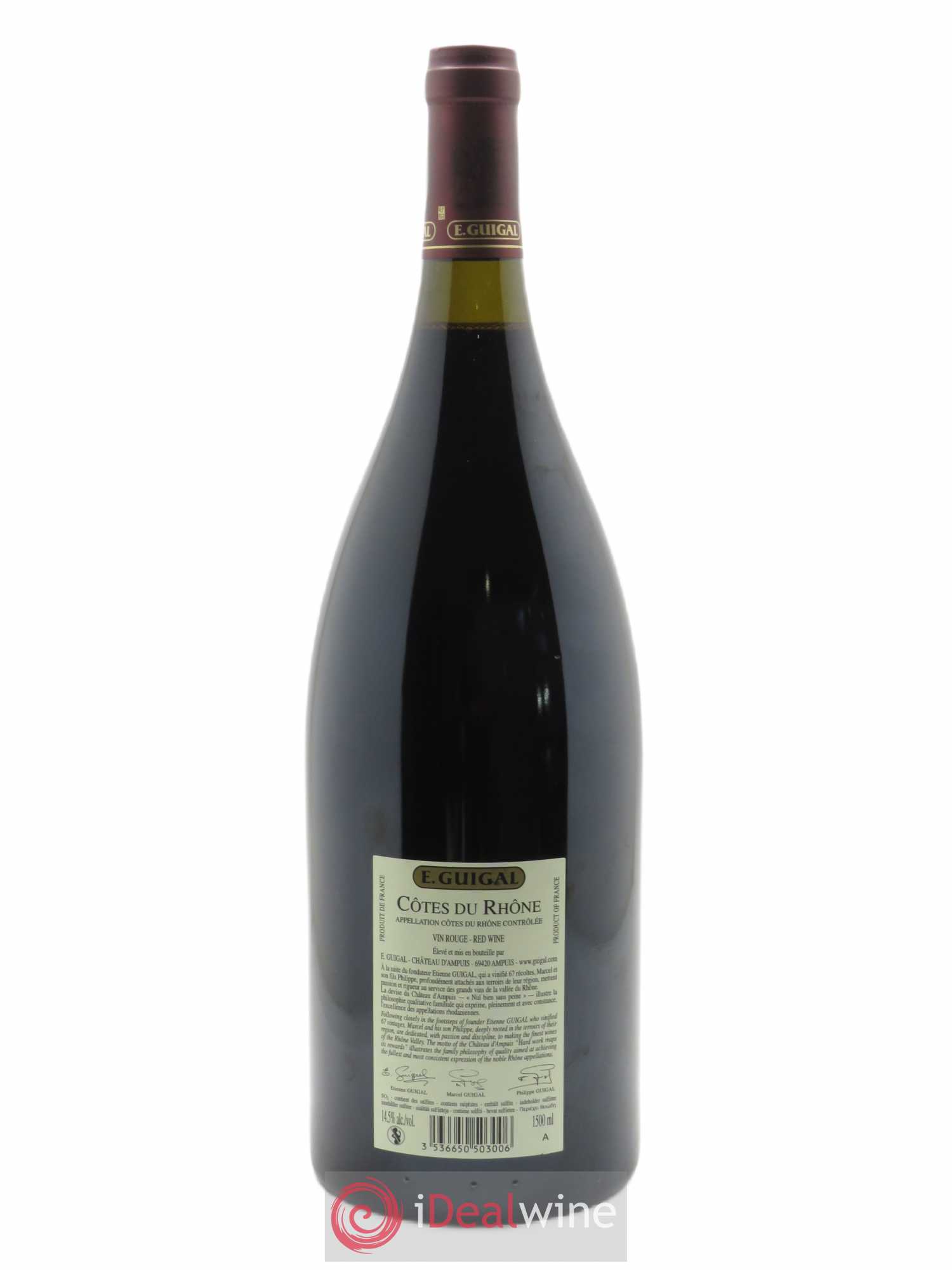Côtes-du-Rhône Guigal 2018 - Lot of 1 magnum - 1