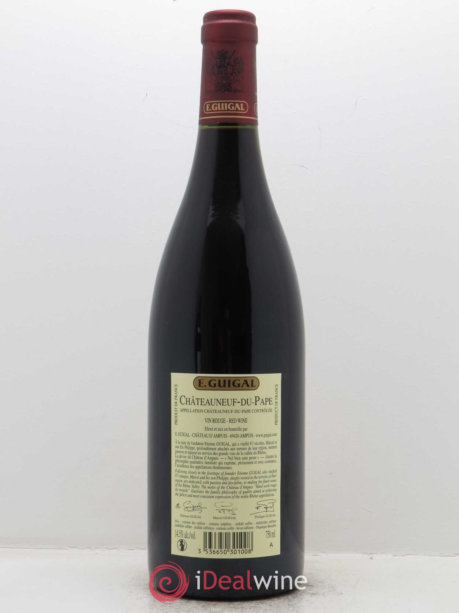Châteauneuf-du-Pape Guigal 2015 - Lot de 1 bouteille - 1