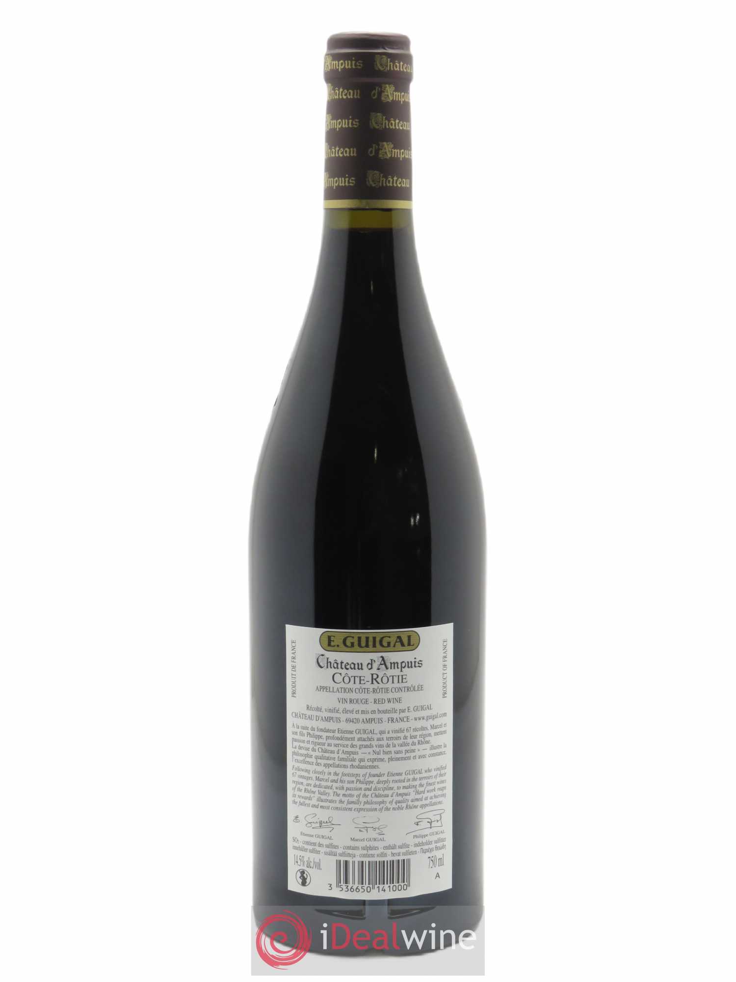Côte-Rôtie Château d'Ampuis Guigal 2018 - Lot of 1 bottle - 1