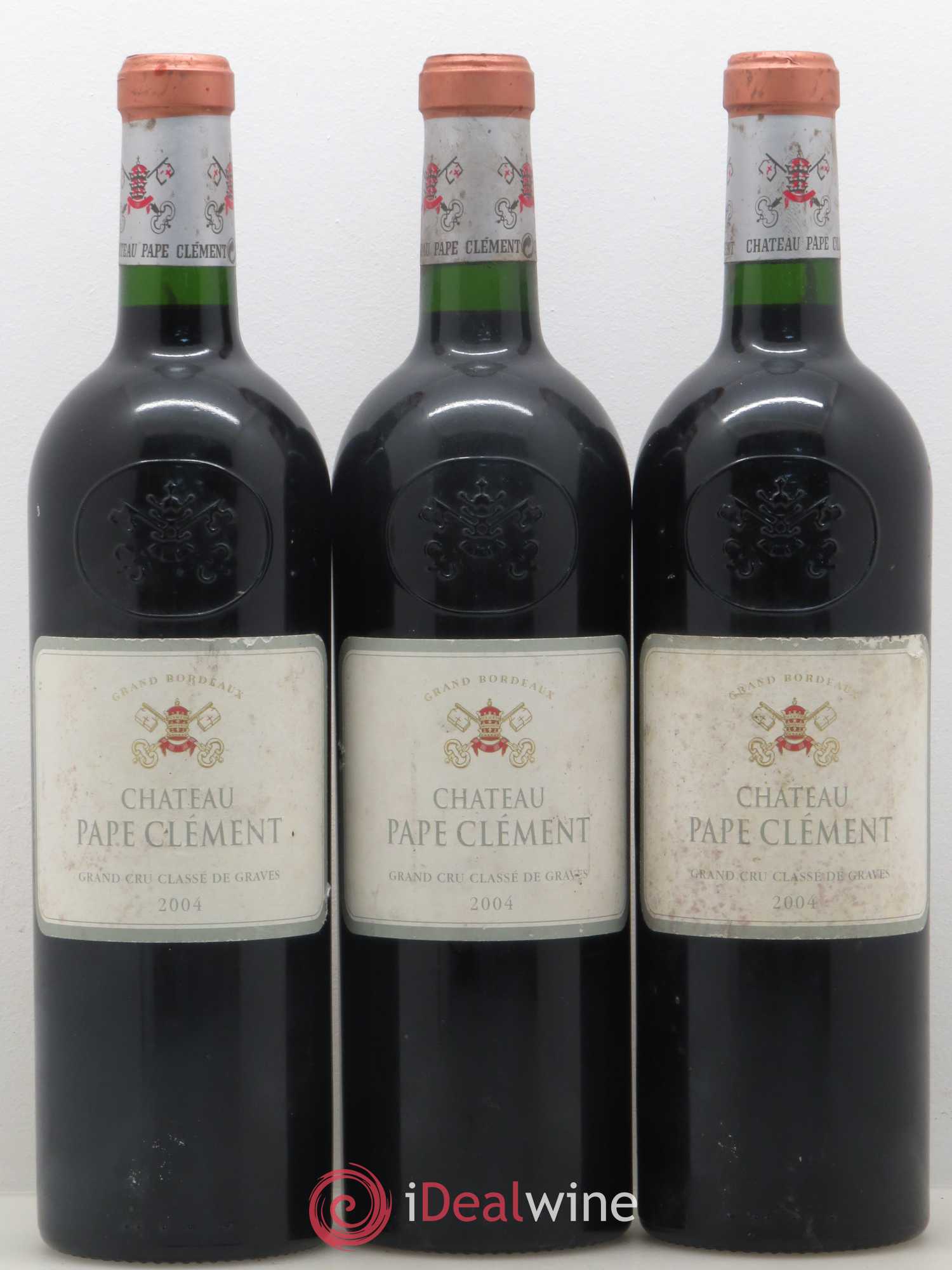 Château Pape Clément Cru Classé de Graves 2004 - Lot de 3 bouteilles - 0