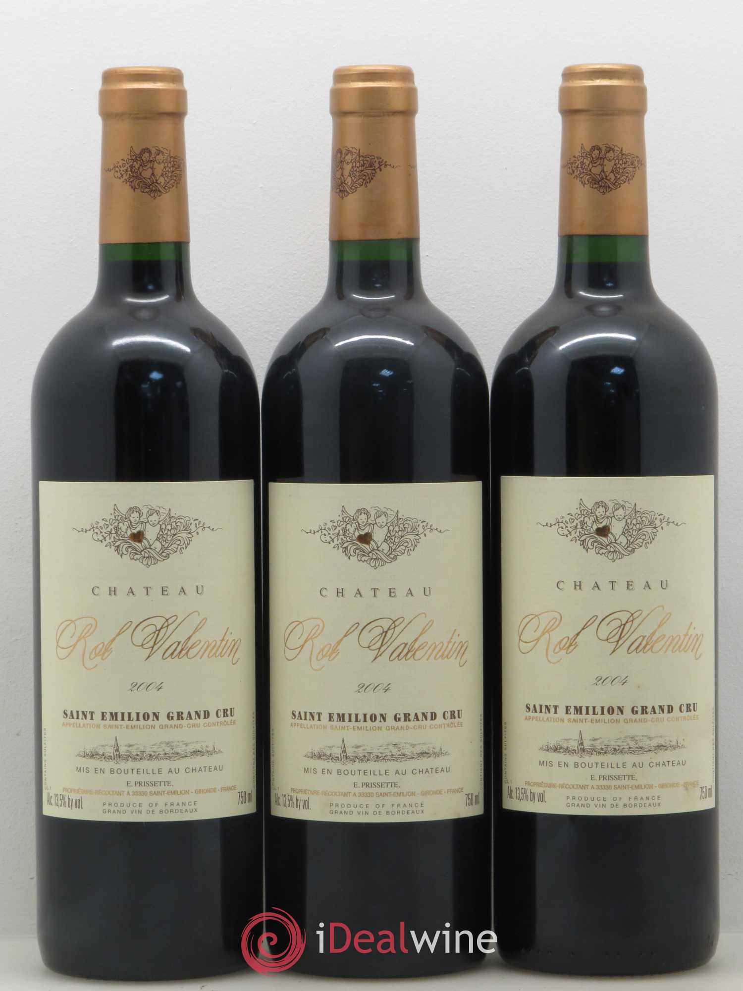 Château Rol Valentin Grand Cru Classé 2004 - Lot de 3 bouteilles - 0