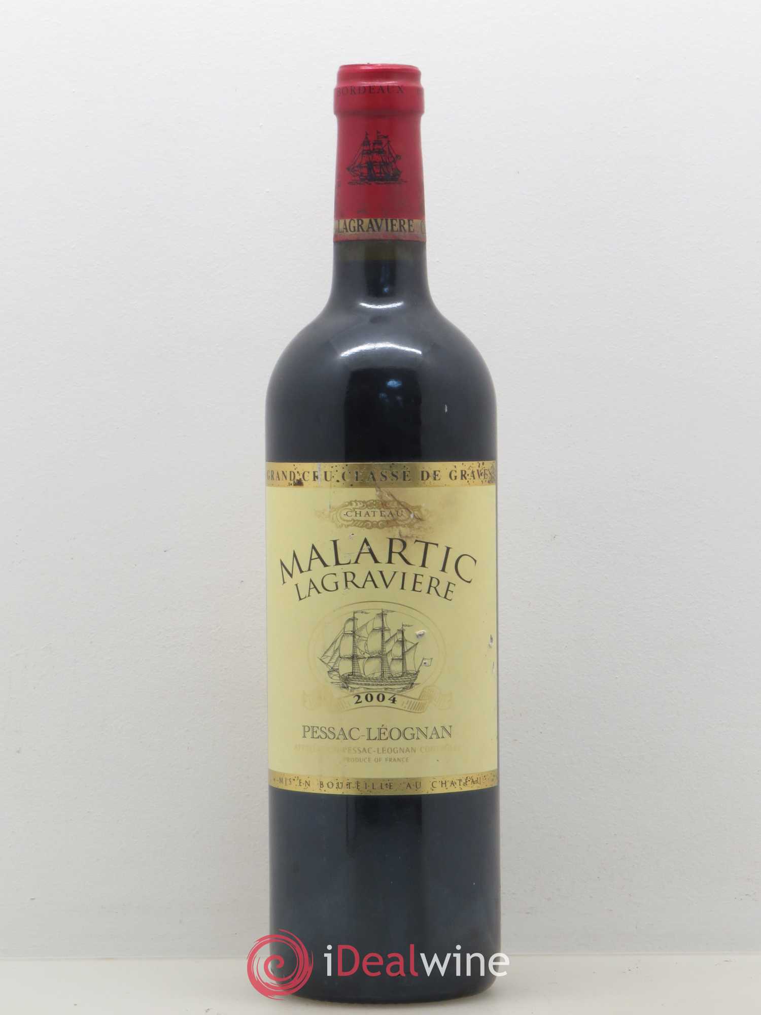 Château Malartic-Lagravière Cru Classé de Graves 2004 - Lot de 1 bouteille - 0