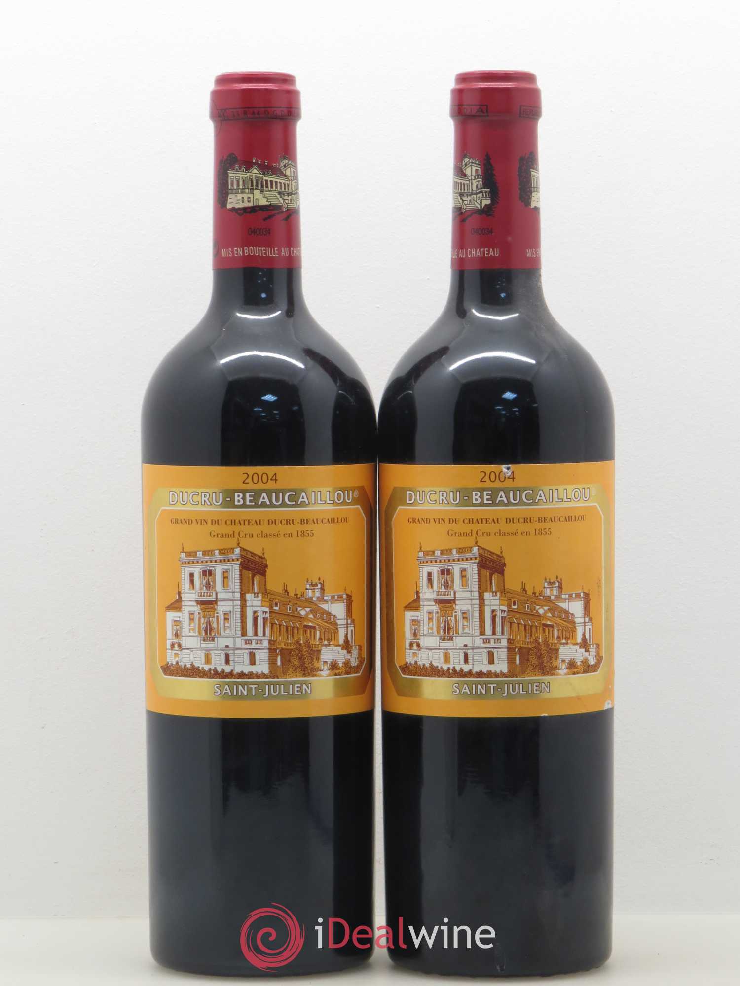 Château Ducru Beaucaillou 2ème Grand Cru Classé 2004 - Lot de 2 bouteilles - 0