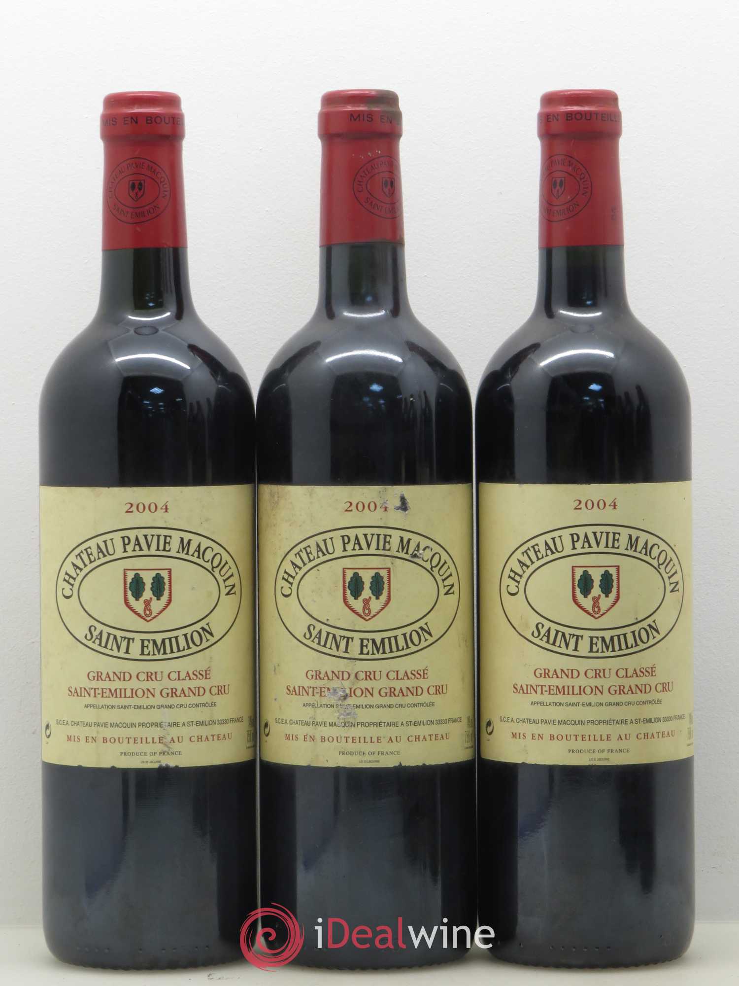 Château Pavie Macquin 1er Grand Cru Classé B 2004 - Lot de 6 bouteilles - 1