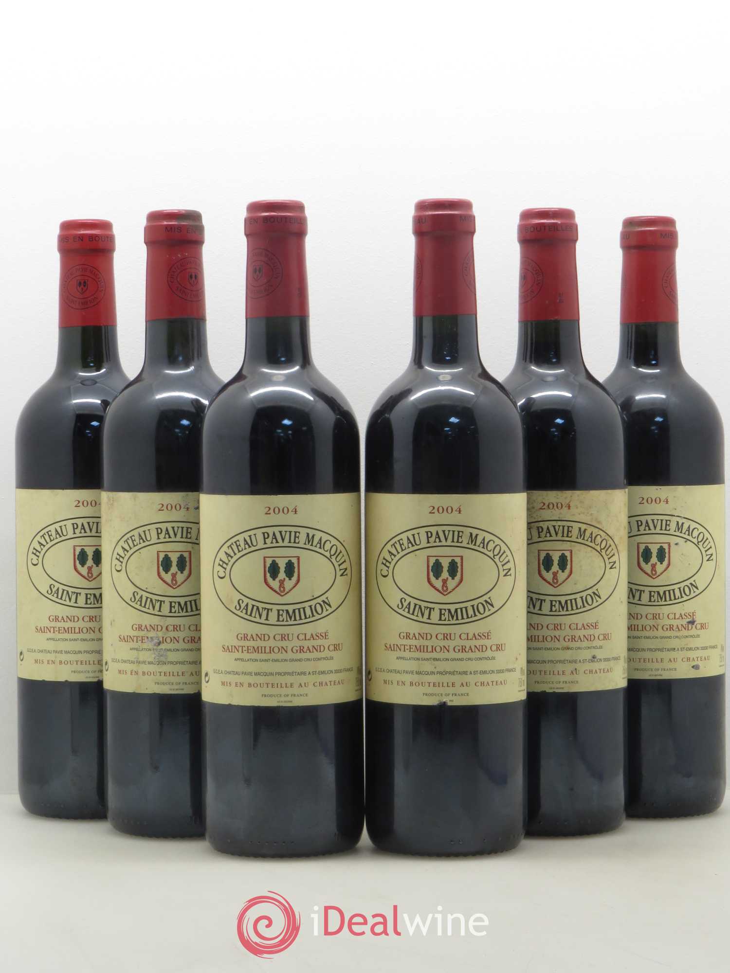 Château Pavie Macquin 1er Grand Cru Classé B 2004 - Lot de 6 bouteilles - 0