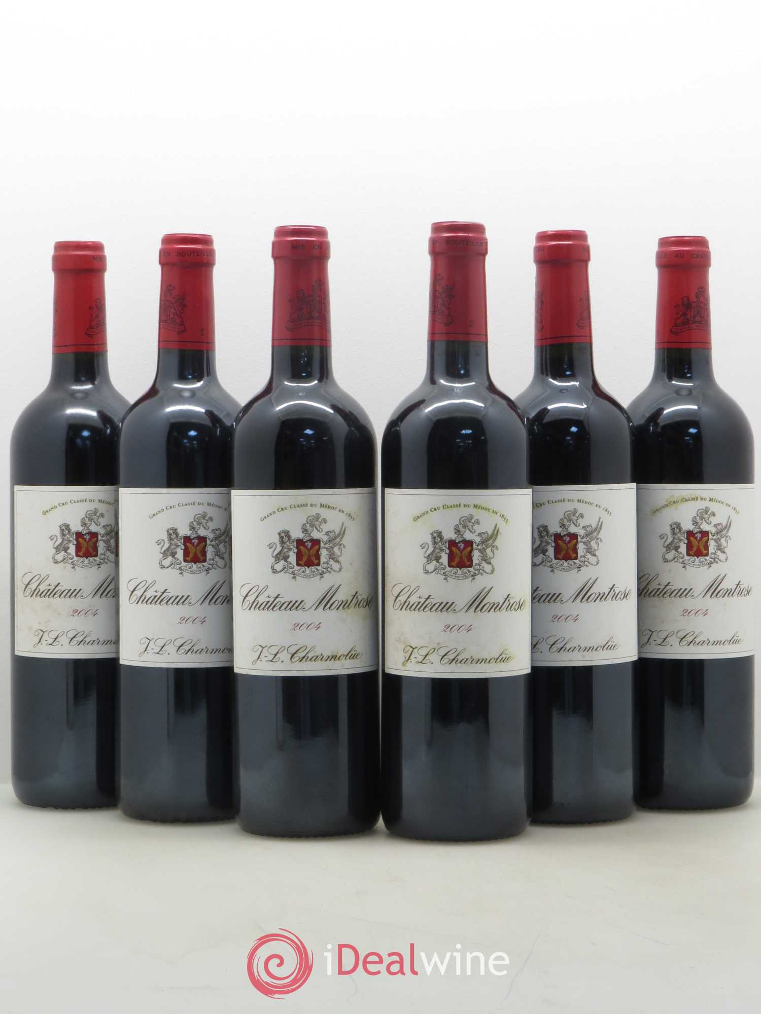 Château Montrose 2ème Grand Cru Classé 2004 - Lot de 6 bouteilles - 0