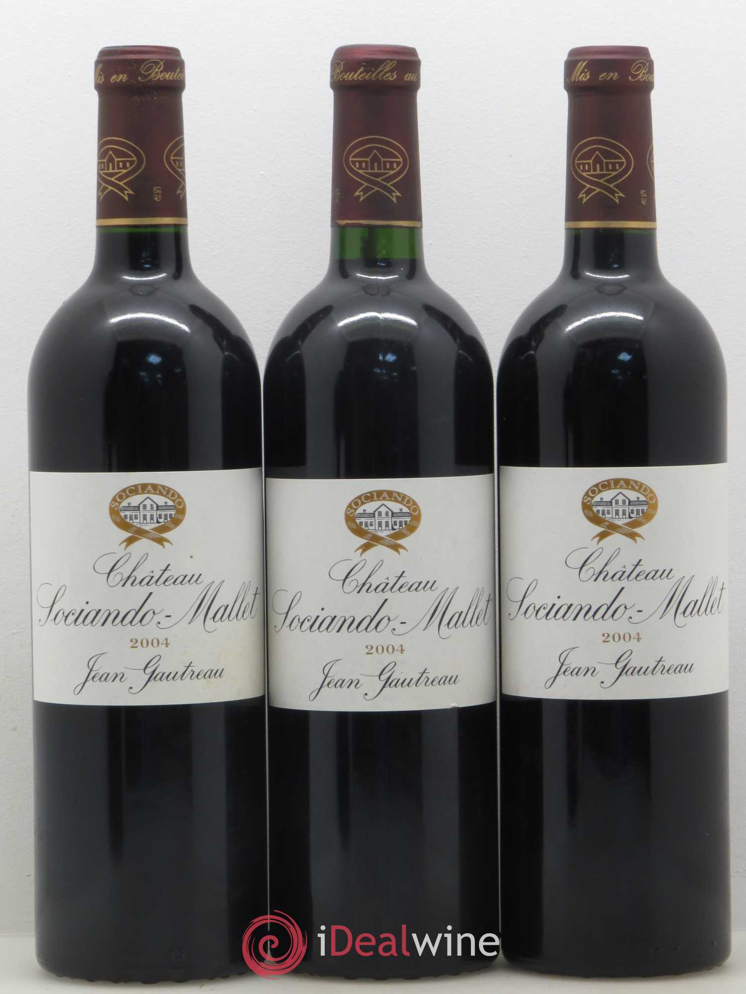 Château Sociando Mallet 2004 - Lot de 12 bouteilles - 1