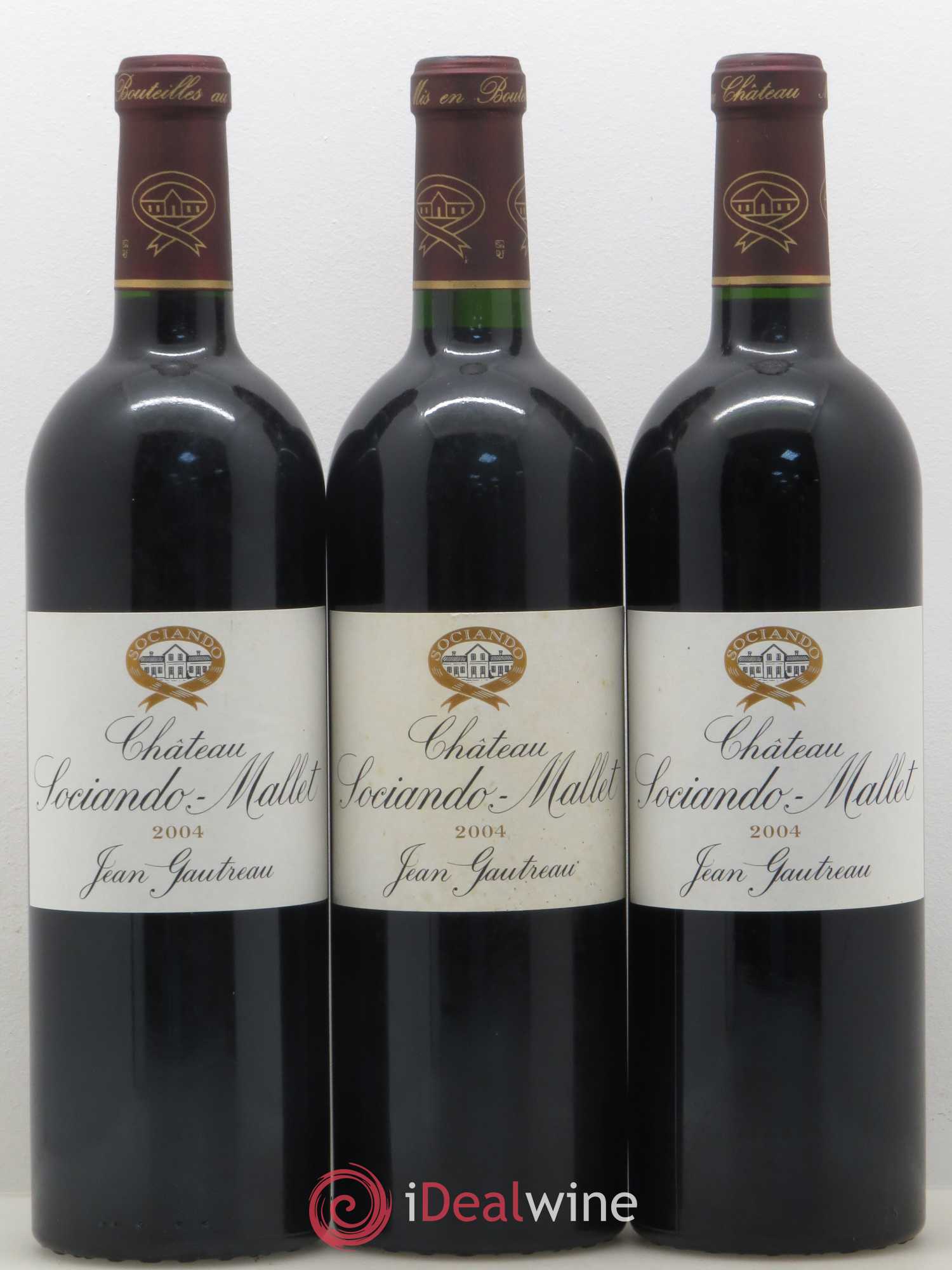 Château Sociando Mallet 2004 - Lot de 12 bouteilles - 2