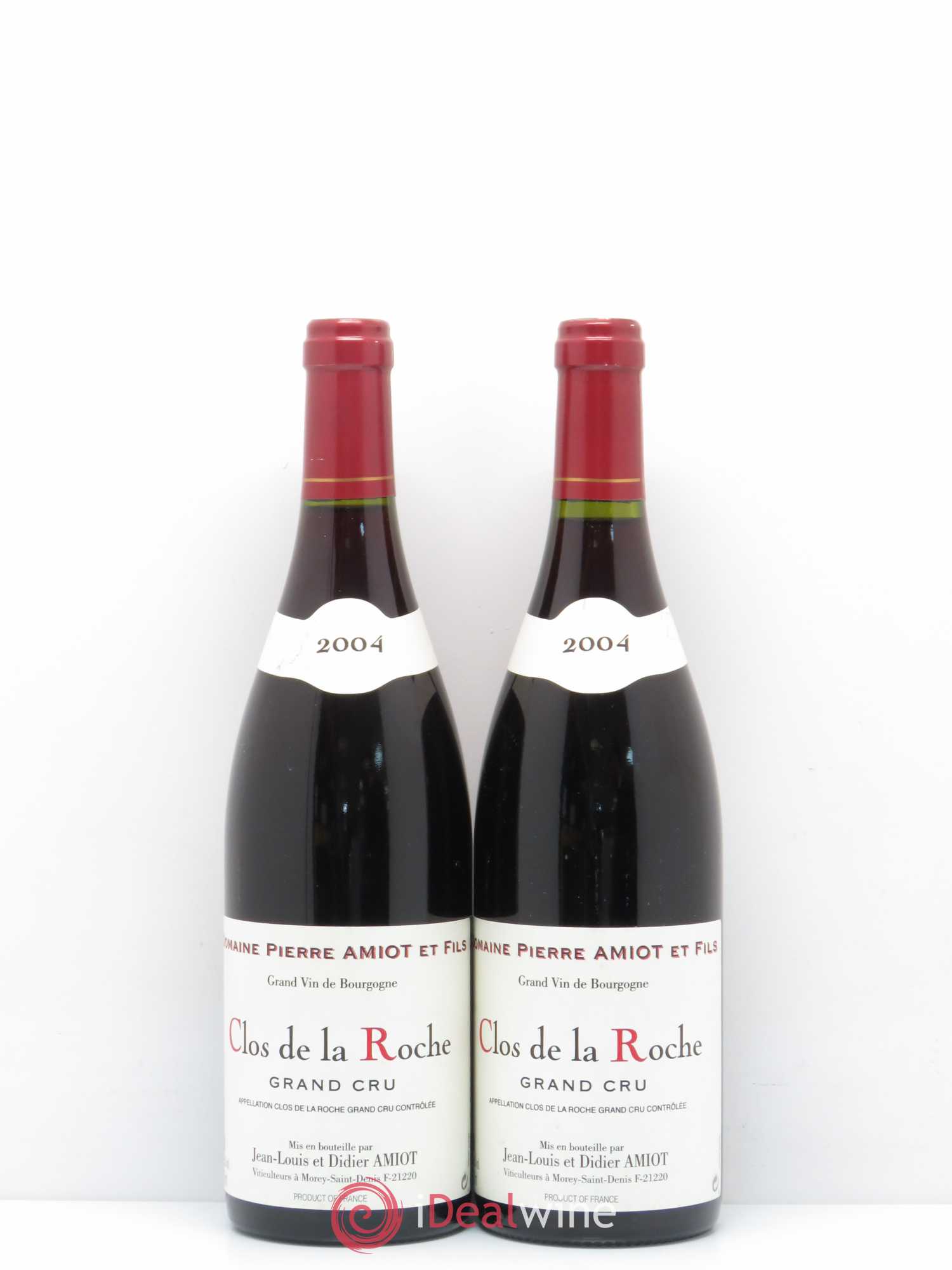 Clos de la Roche Grand Cru Pierre Amiot et Fils 2004 - Posten von 2 Flaschen - 0