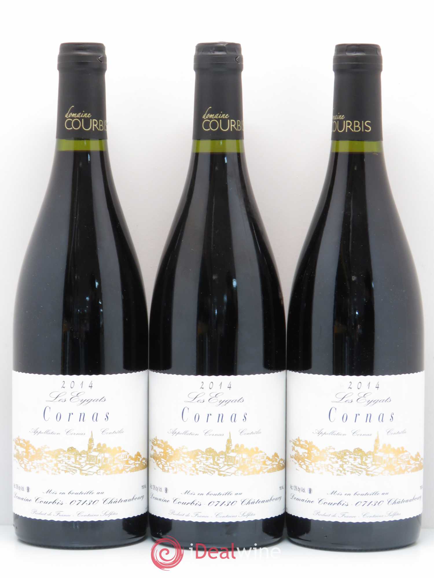 Cornas Les Eygats Courbis 2014 - Lot de 3 bouteilles - 0