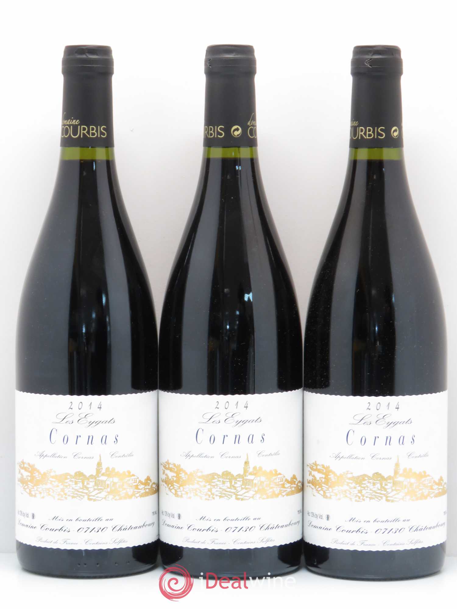 Cornas Les Eygats Courbis 2014 - Lot de 3 bouteilles - 0