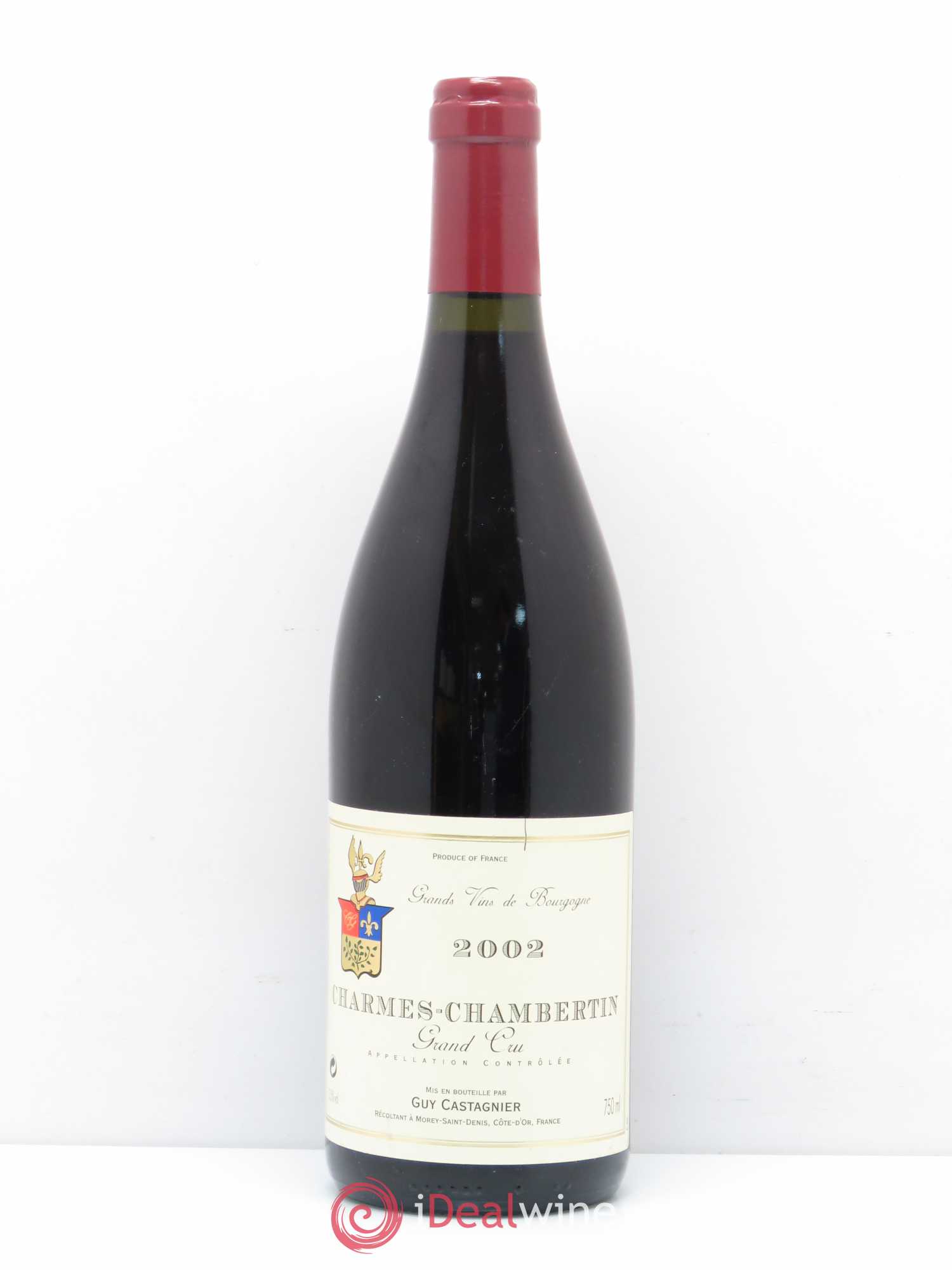 Charmes-Chambertin Grand Cru Guy Castagnier 2002 - Lot de 1 bouteille - 0