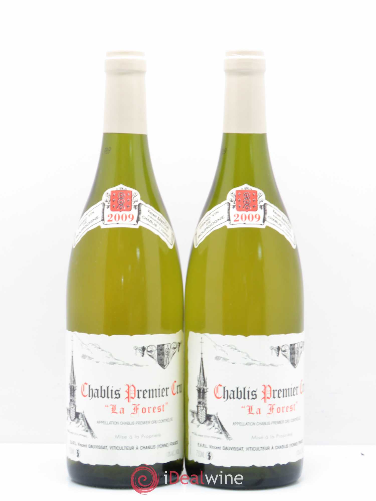 Chablis 1er Cru La Forest Vincent Dauvissat (Domaine) 2009 - Lot de 2 bouteilles - 0