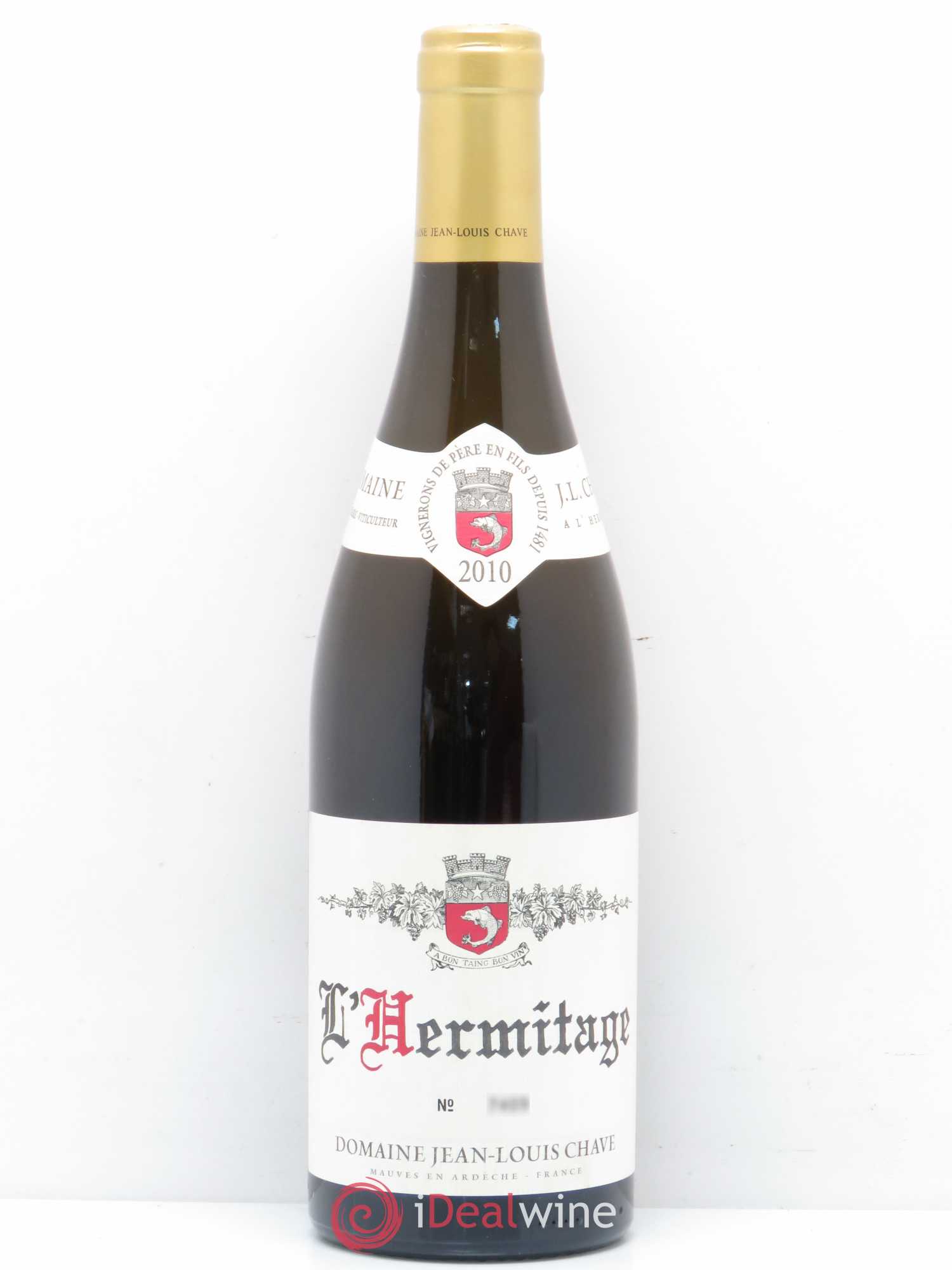 Hermitage Jean-Louis Chave 2010 - Lot de 1 bouteille - 0