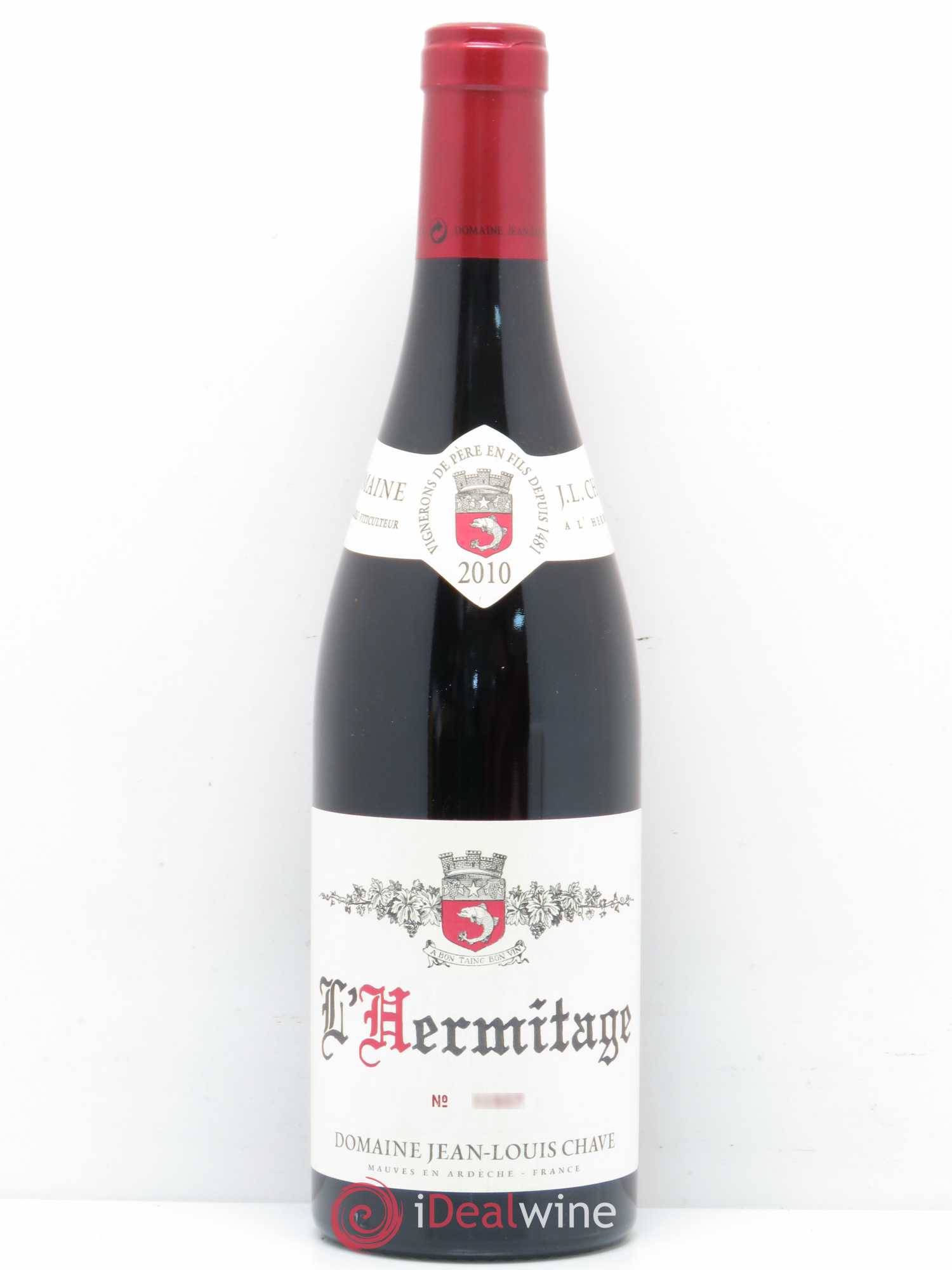 Hermitage Jean-Louis Chave 2010 - Lot de 1 bouteille - 0