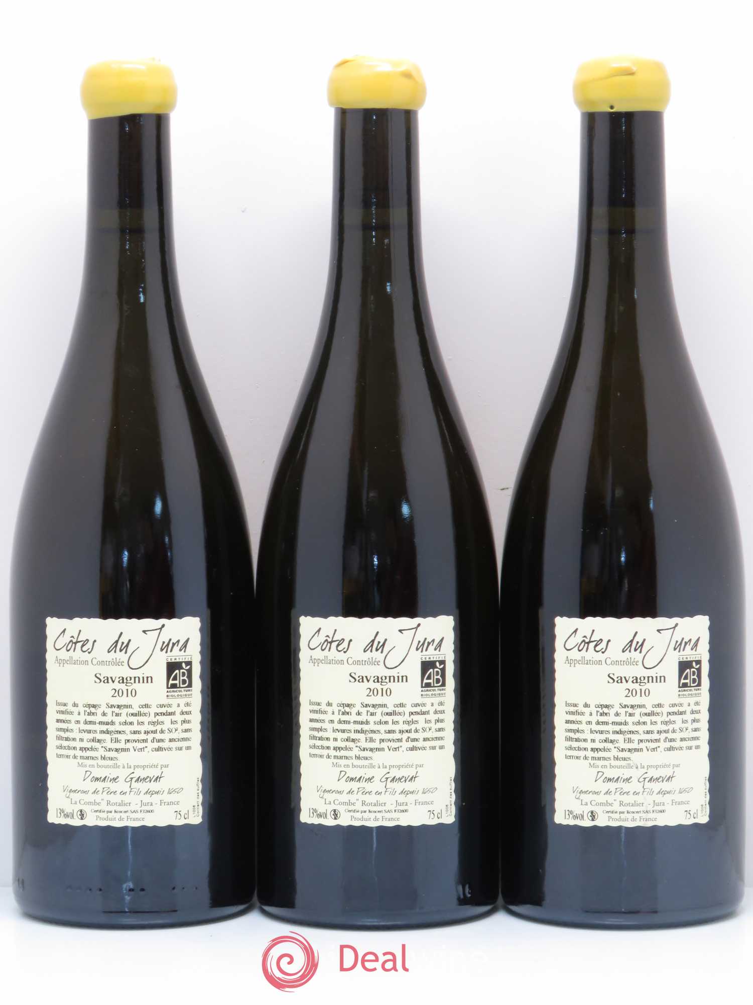 Côtes du Jura Les Chalasses Marnes Bleues Jean-François Ganevat (Domaine) 2010 - Lot de 3 bouteilles - 1