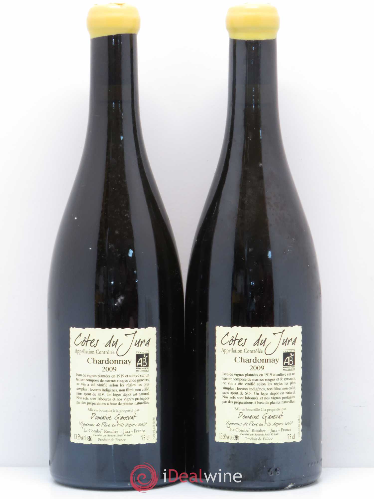 Côtes du Jura Les Grands Teppes Vieilles Vignes Jean-François Ganevat (Domaine) 2009 - Lot de 2 bouteilles - 1