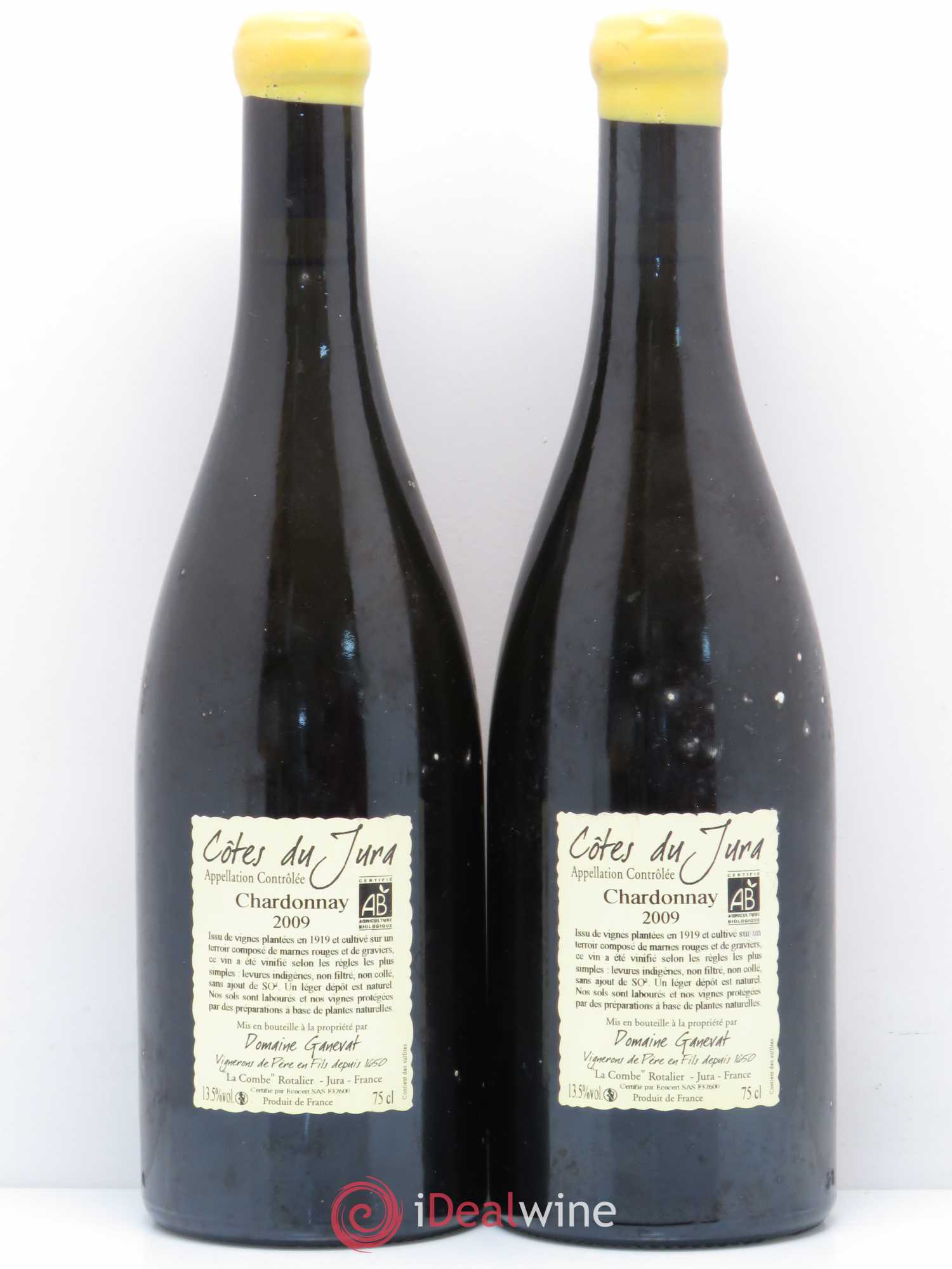 Côtes du Jura Les Grands Teppes Vieilles Vignes Jean-François Ganevat (Domaine) 2009 - Lot de 2 bouteilles - 1