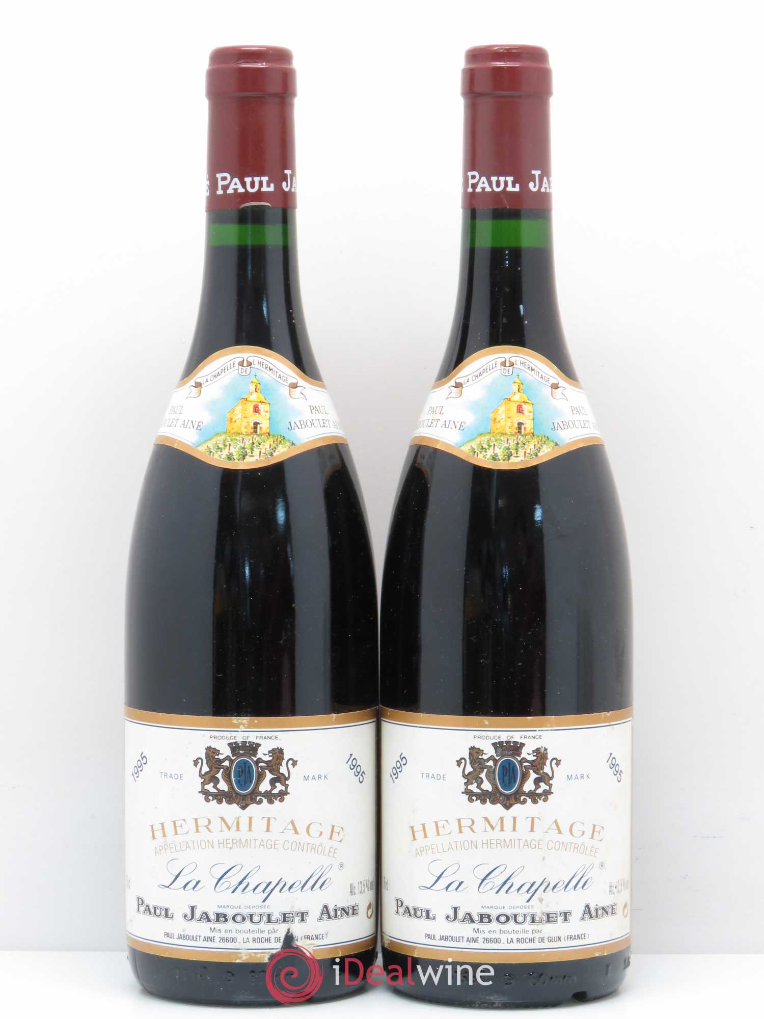 Hermitage La Chapelle Paul Jaboulet Ainé 1995 - Lot de 2 bouteilles - 0