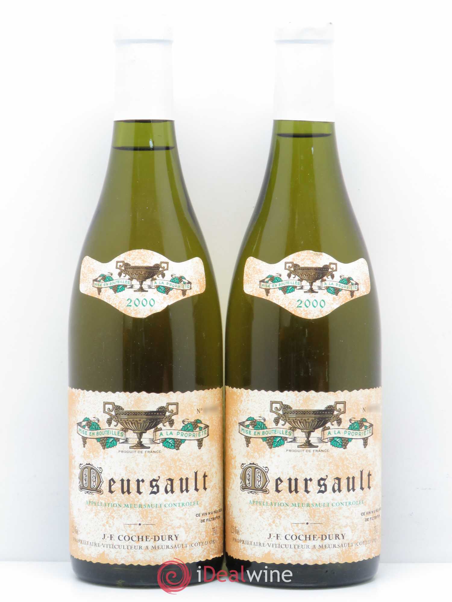 Meursault Coche Dury (Domaine) 2000 - Lot de 2 bouteilles - 0