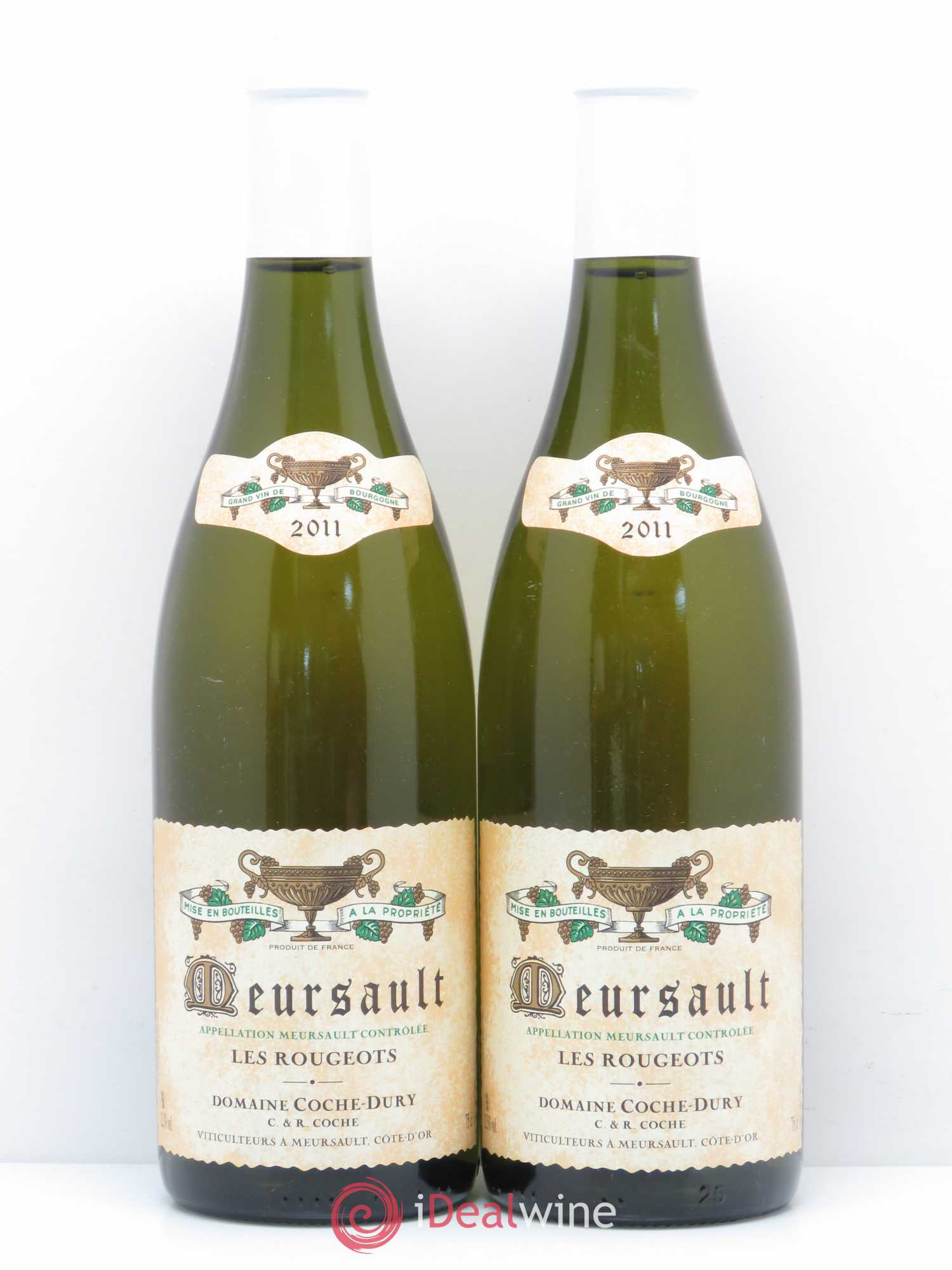 Meursault Les Rougeots Coche Dury (Domaine) 2011 - Lot de 2 bouteilles - 0