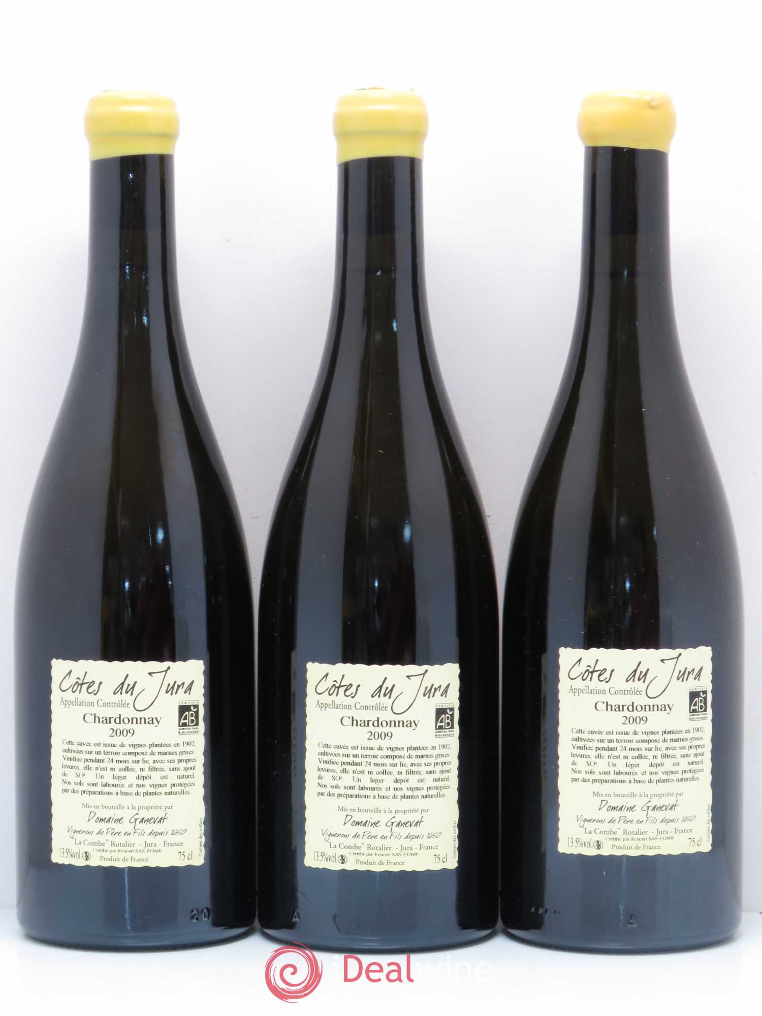 Côtes du Jura Les Chalasses Vieilles Vignes Jean-François Ganevat (Domaine) 2009 - Lot de 3 bouteilles - 1