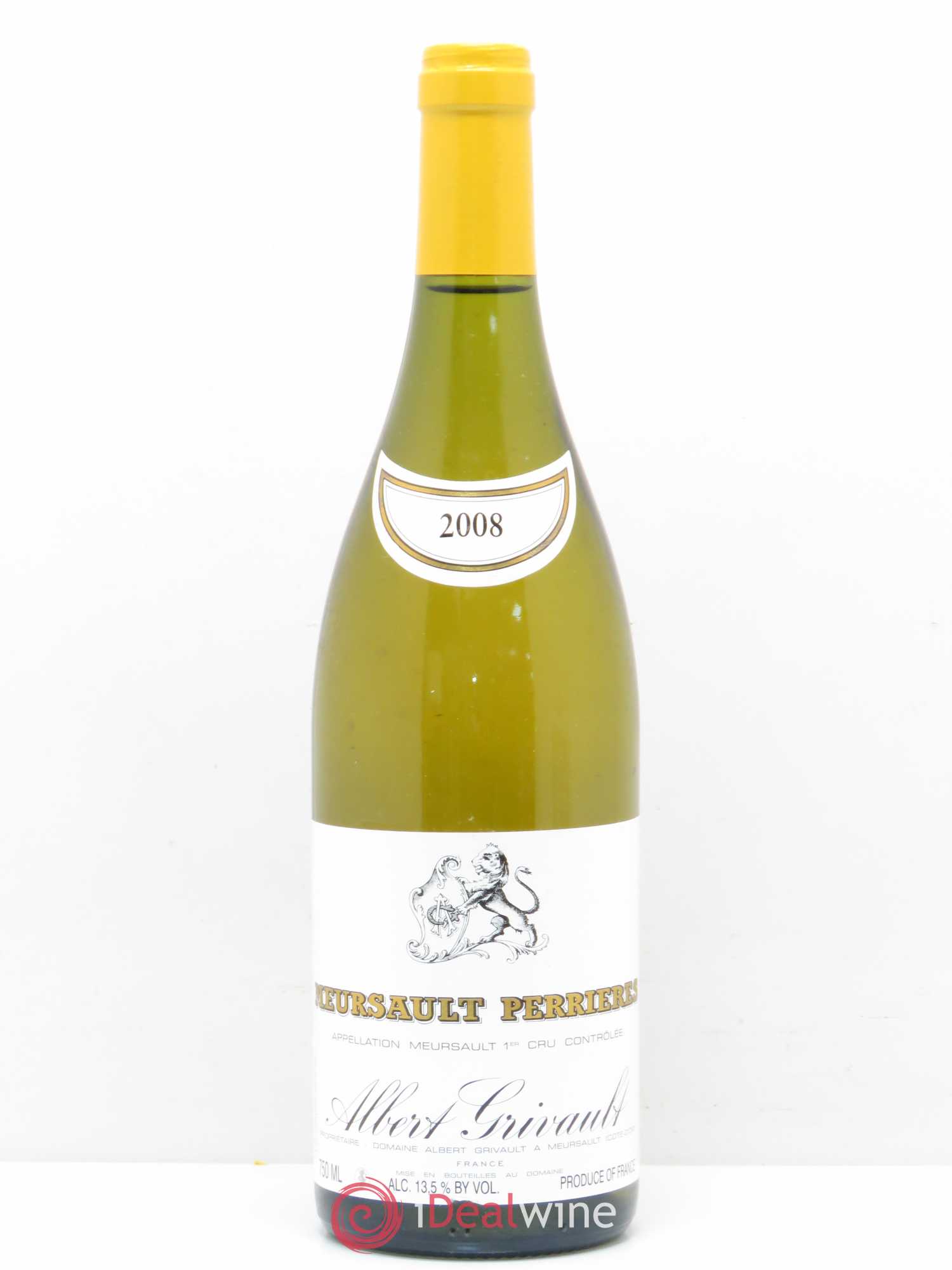 Meursault 1er Cru Perrières Albert Grivault 2008 - Lot de 1 bouteille - 0