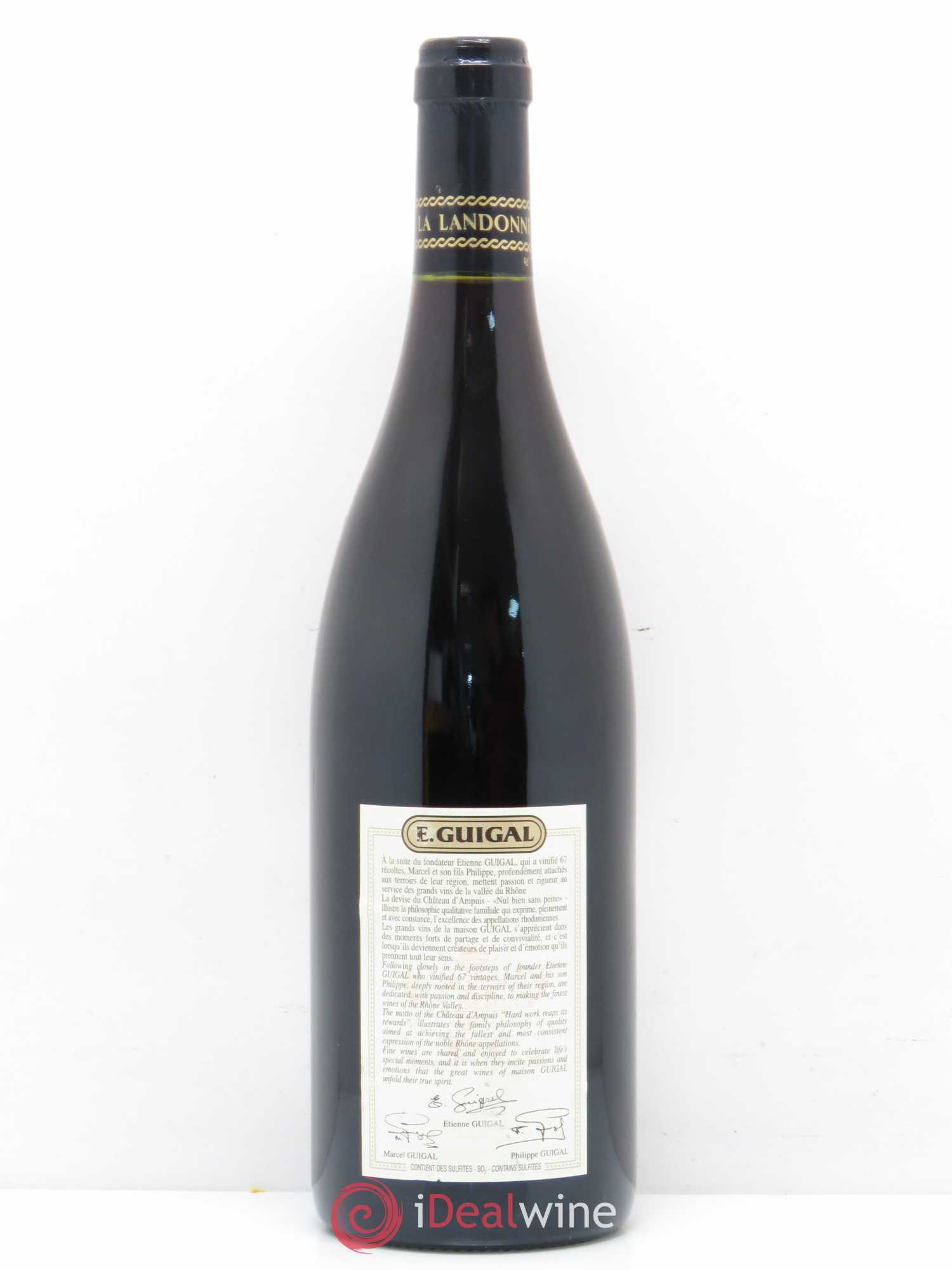 Côte-Rôtie La Landonne Guigal 2002 - Lot de 1 bouteille - 1