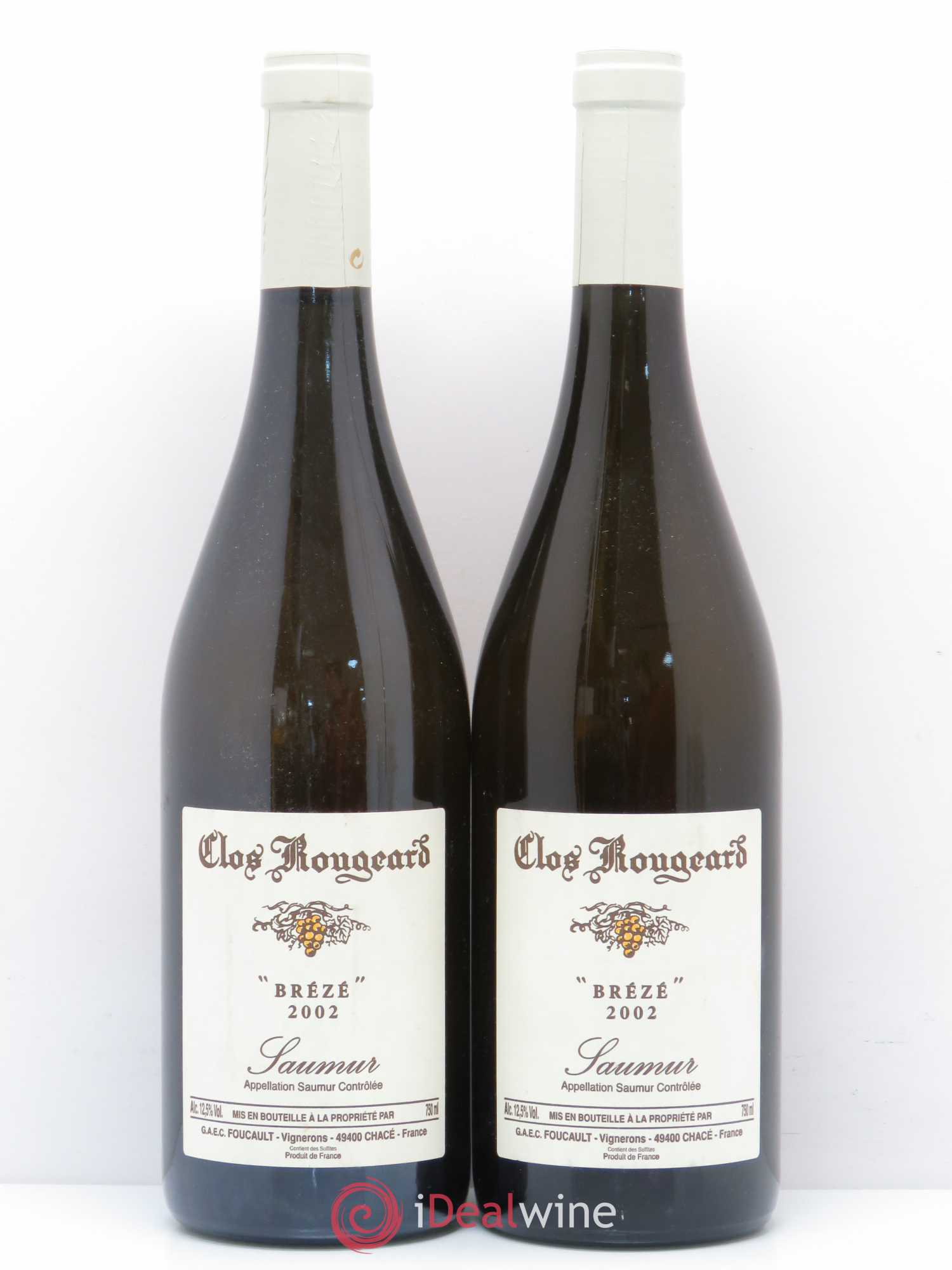 Saumur Brézé Clos Rougeard 2002 - Posten von 2 Flaschen - 0